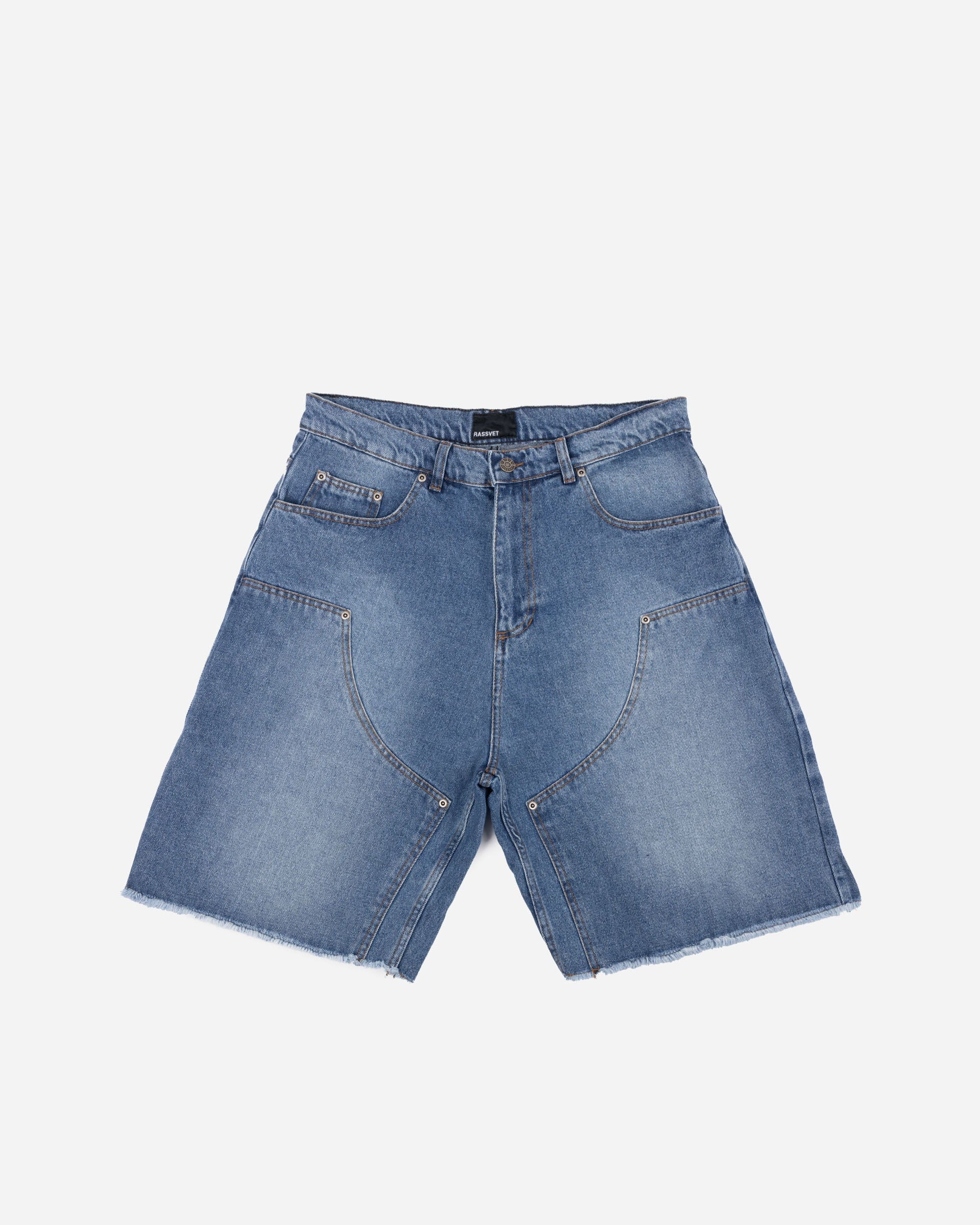SASU DOVER Street Market PARIS (ERL) SUN DYED DOUBLE KNEE BAGGY DENIM SHORTS