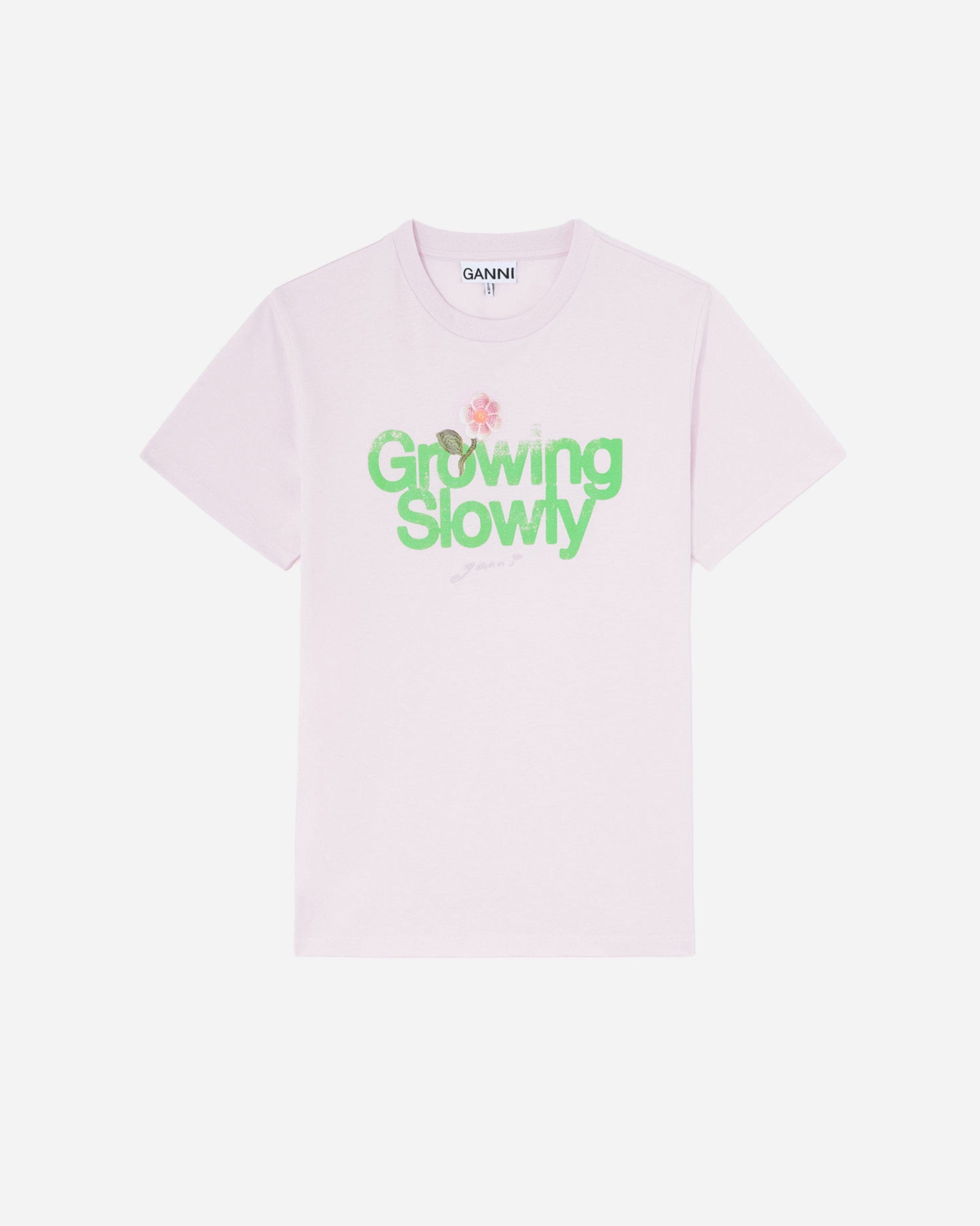 GANNI A/S Basic Cotton Jersey Growing Slowly