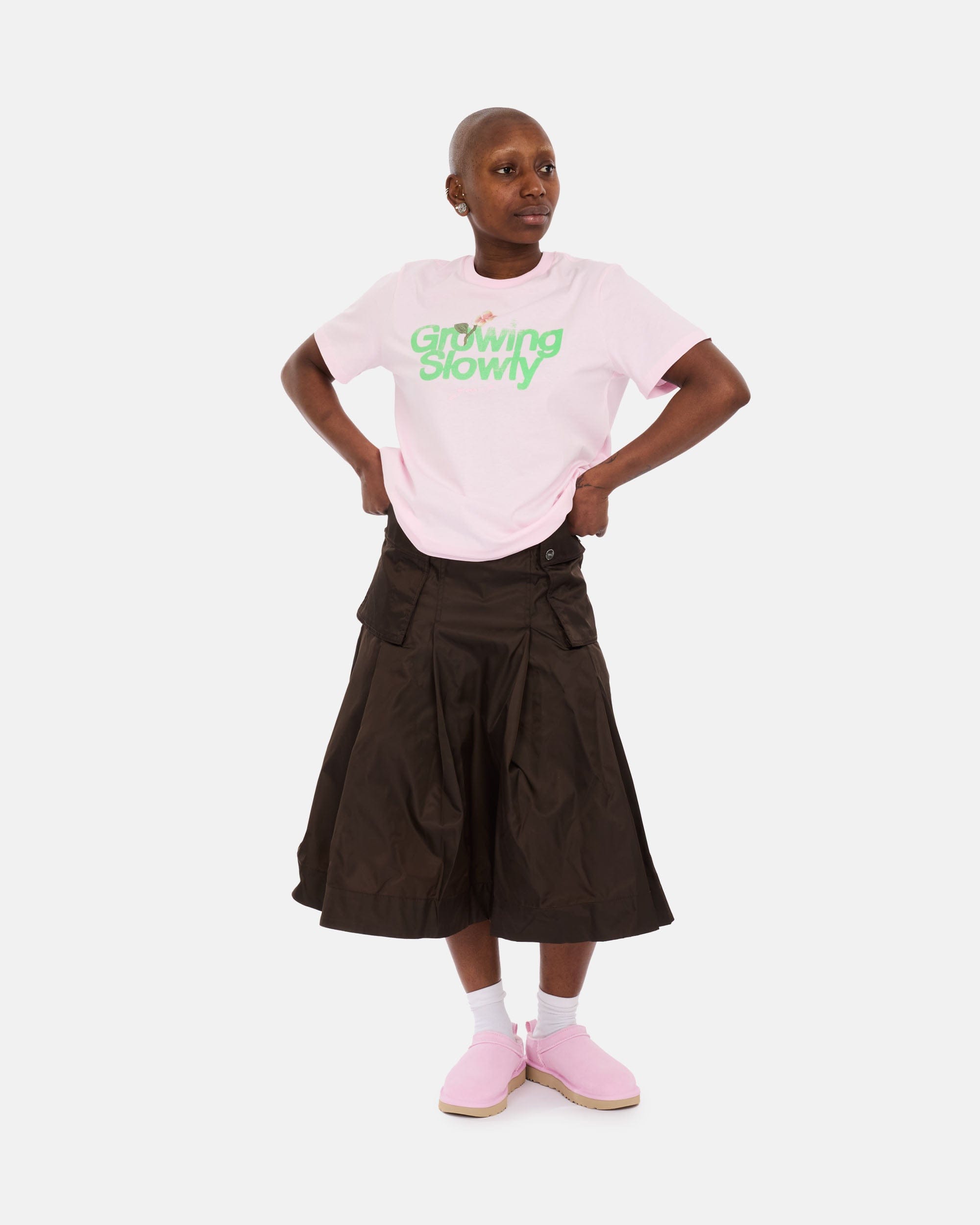 GANNI A/S Basic Cotton Jersey Growing Slowly