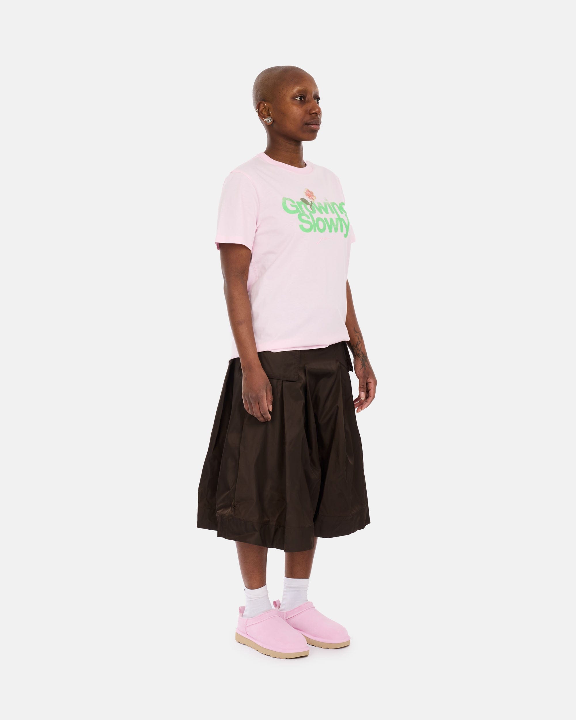 GANNI A/S Basic Cotton Jersey Growing Slowly