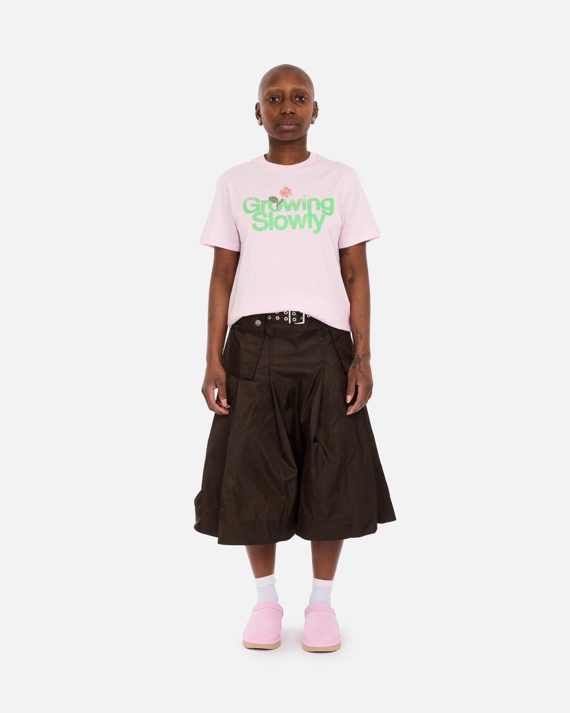GANNI A/S Basic Cotton Jersey Growing Slowly