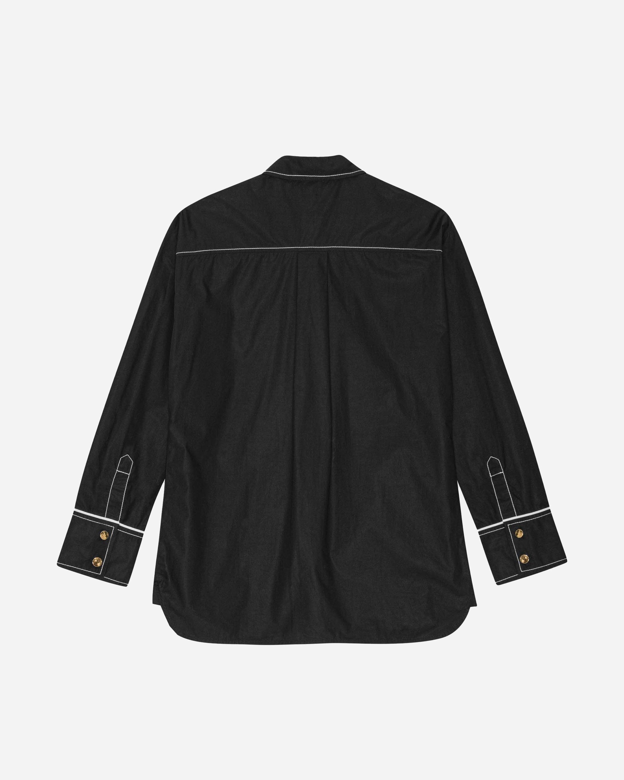 GANNI A/S Cotton Poplin Raglan Shirt