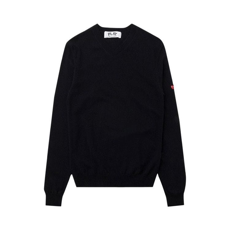 Comme des Garçons PLAY Small Heart Sweater Navy