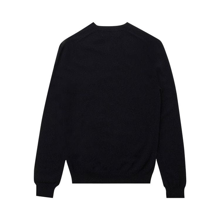 Comme des Garçons PLAY Small Heart Sweater Navy