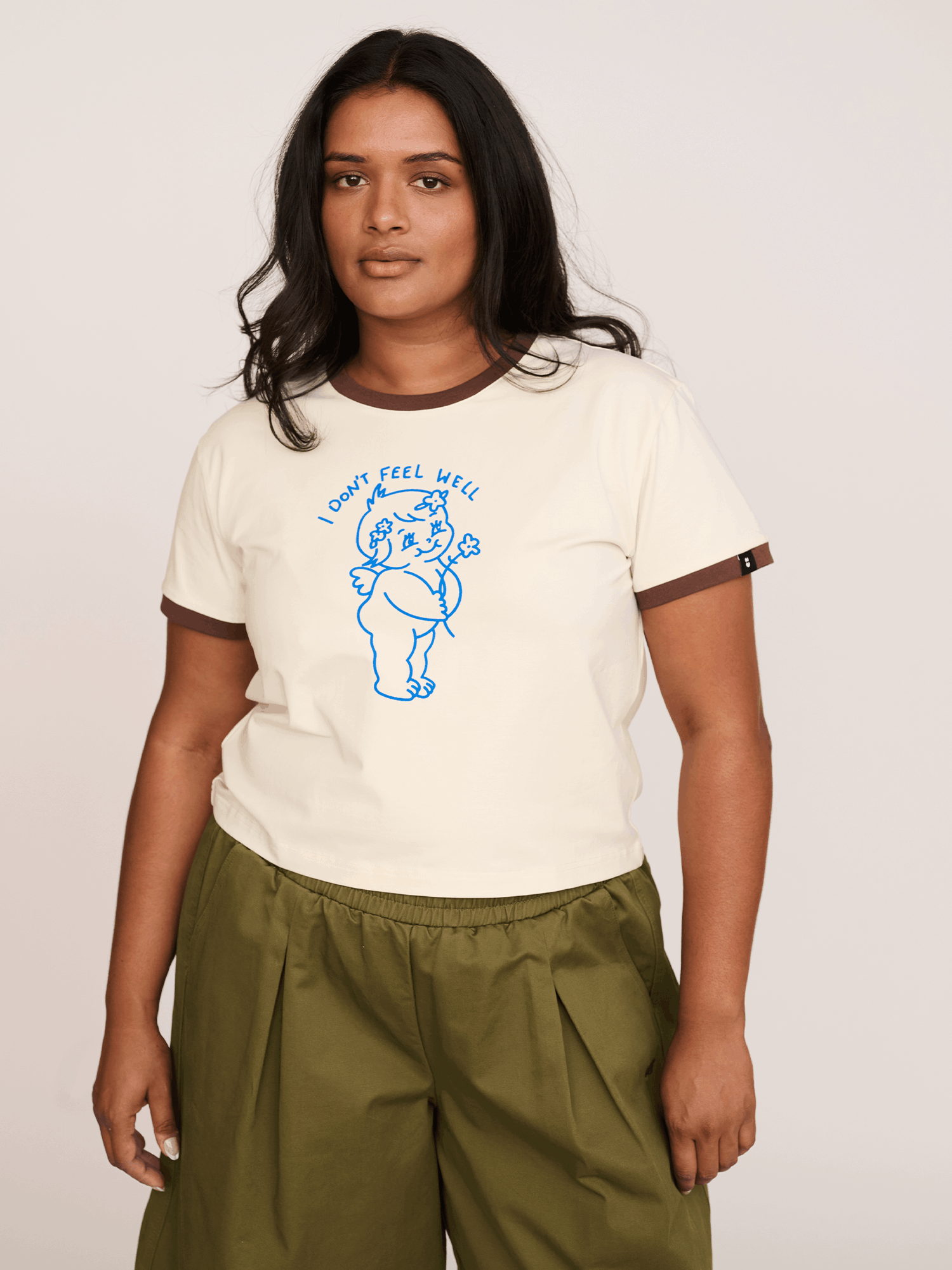 Lazy Oaf I Don't Feel Well Fitted T - shirt