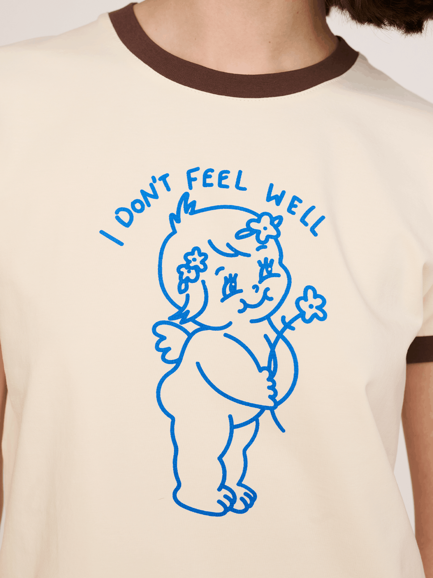Lazy Oaf I Don't Feel Well Fitted T - shirt