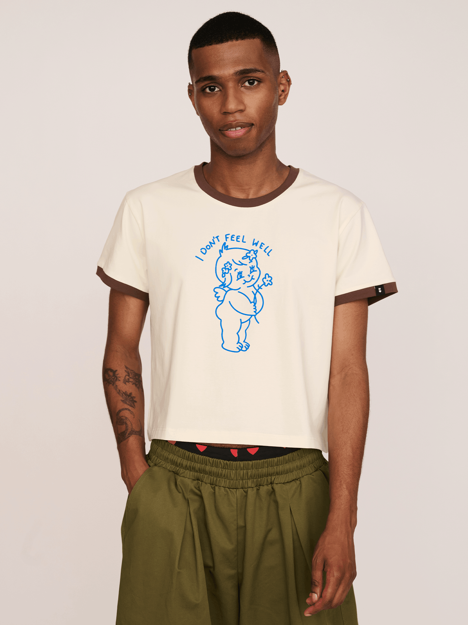 Lazy Oaf I Don't Feel Well Fitted T - shirt
