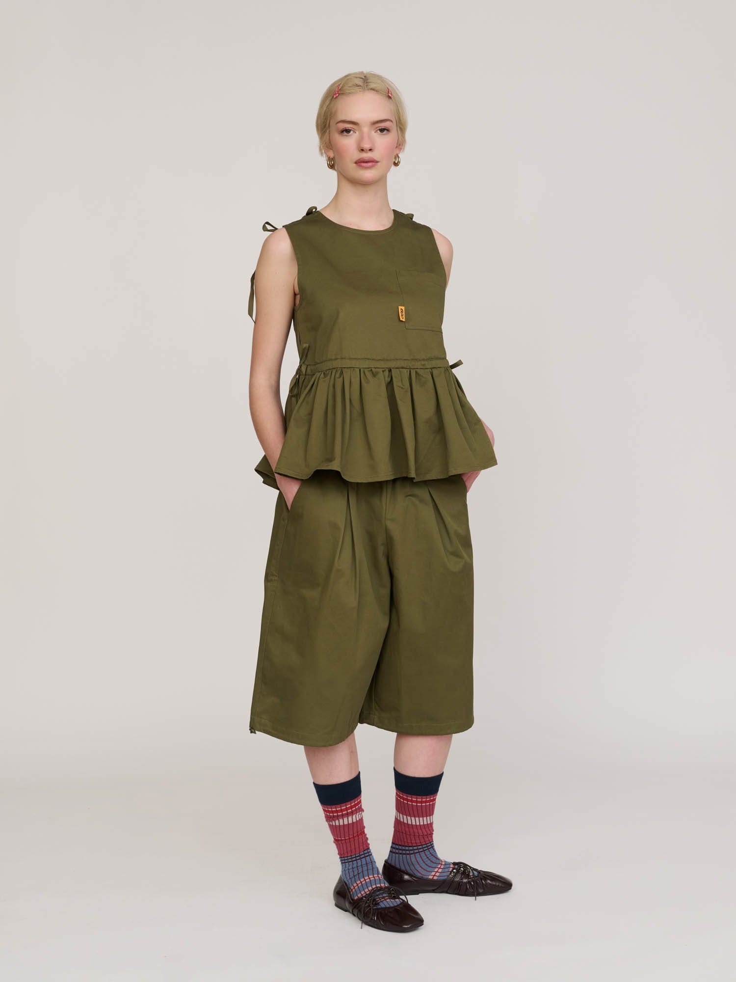 Lazy Oaf Drawcord Balloon Shorts