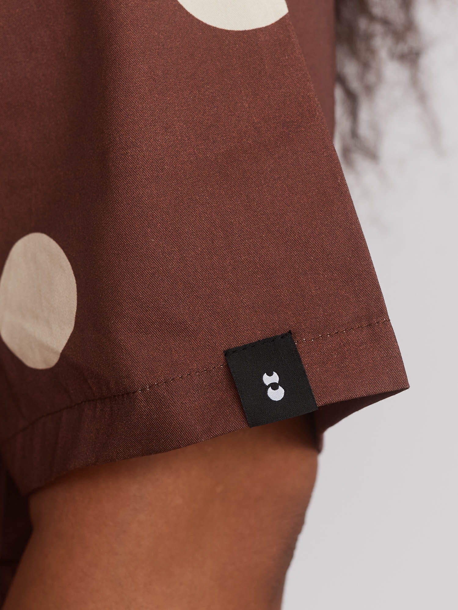 Lazy Oaf Polka Dot Mini Shirt Dress