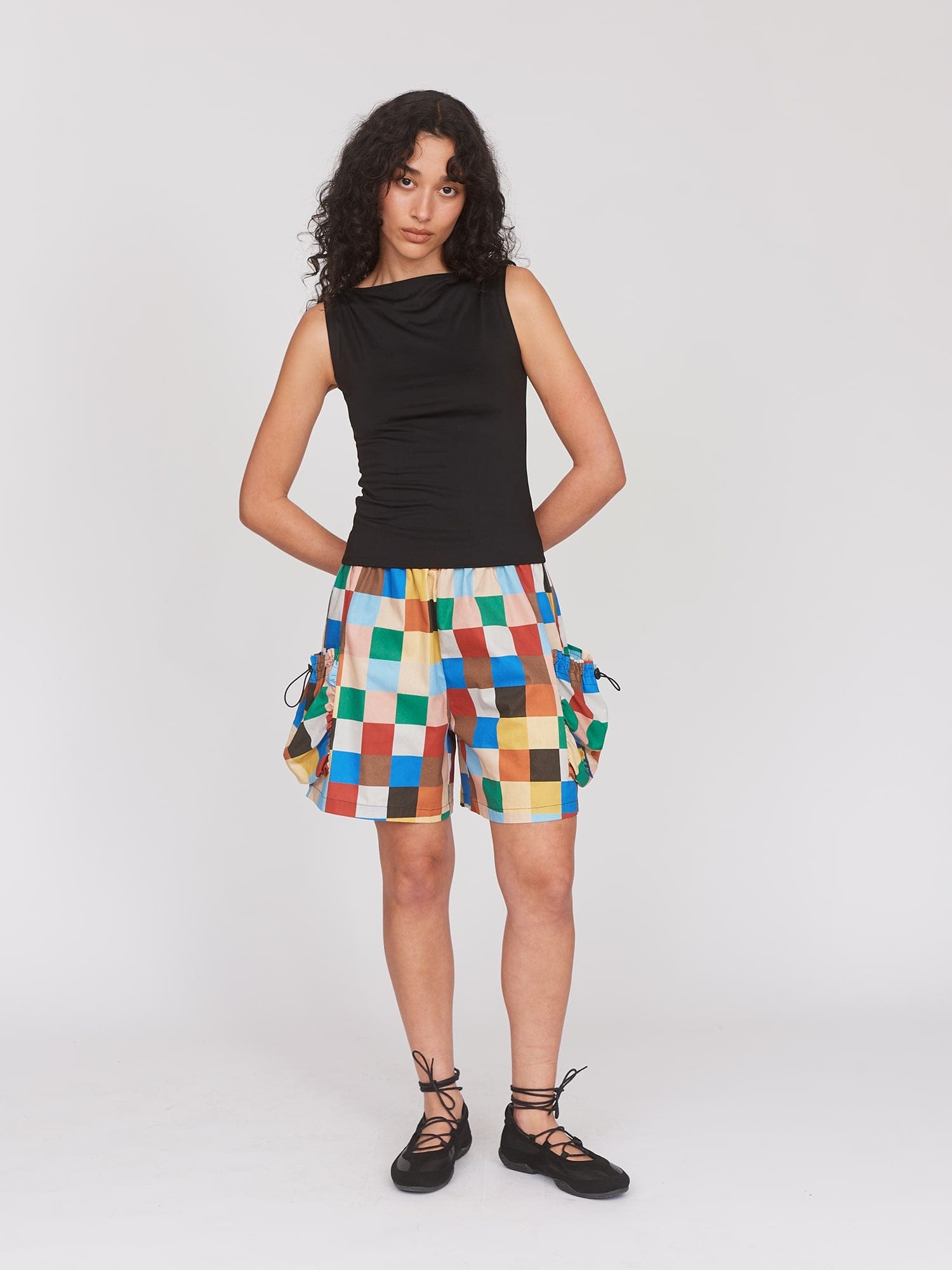 Lazy Oaf Jester Checkerboard Shorts