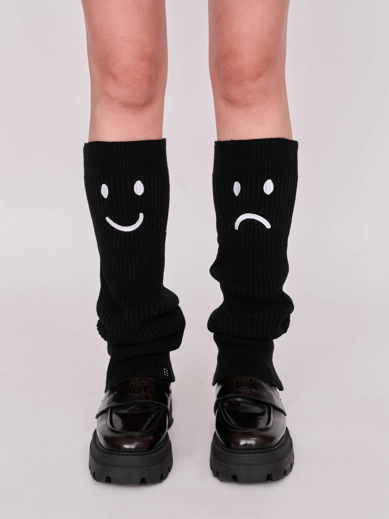 Lazy Oaf Happy Sad Leg Warmers