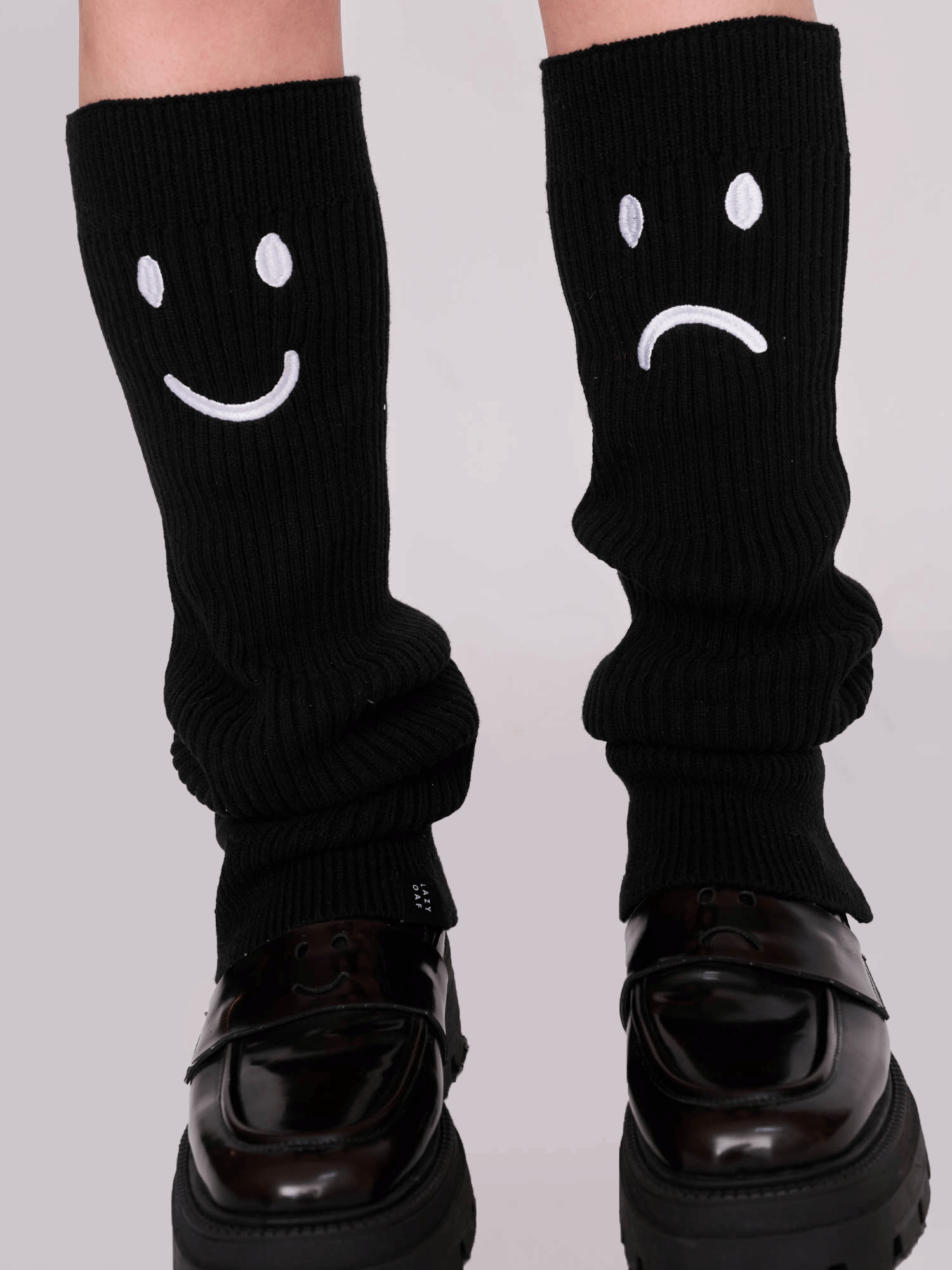 Lazy Oaf Happy Sad Leg Warmers