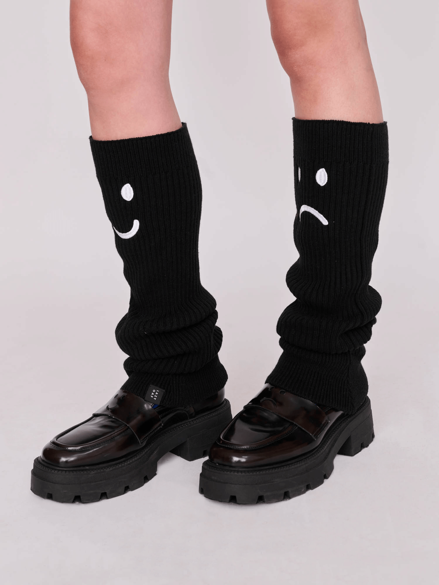 Lazy Oaf Happy Sad Leg Warmers