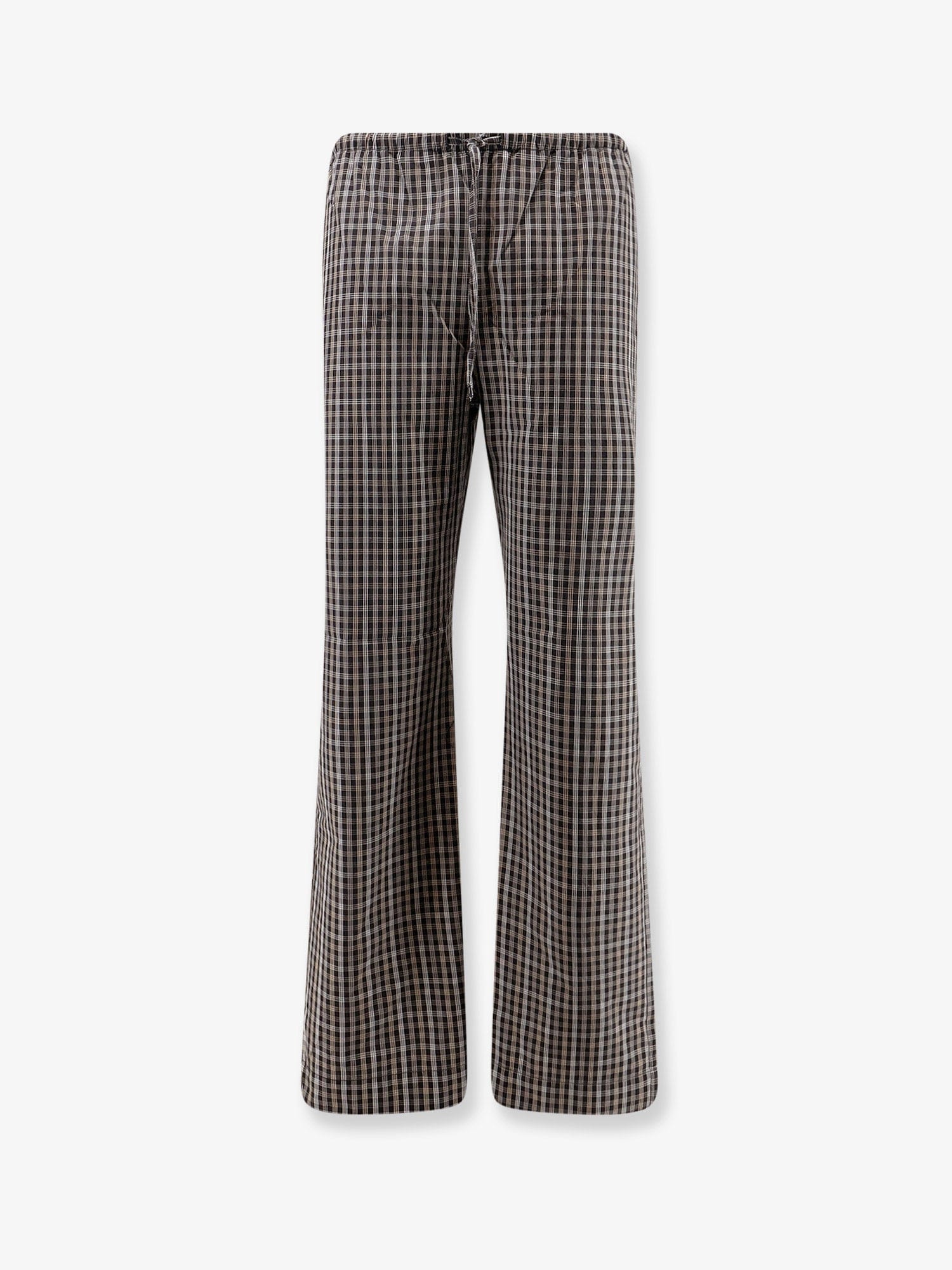 ROHE Madras cotton trousers