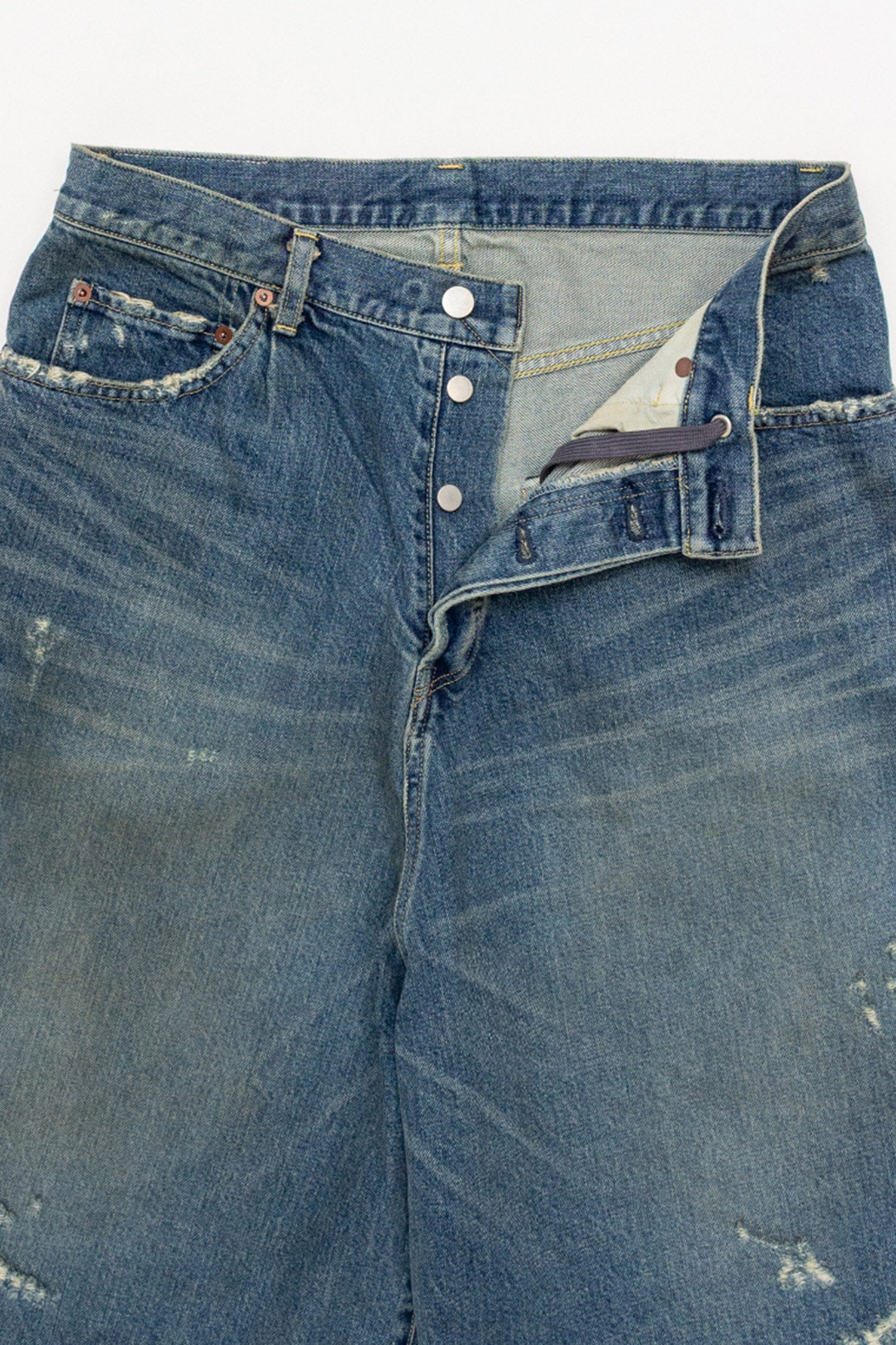 Ssstein Baggy Denim Shorts