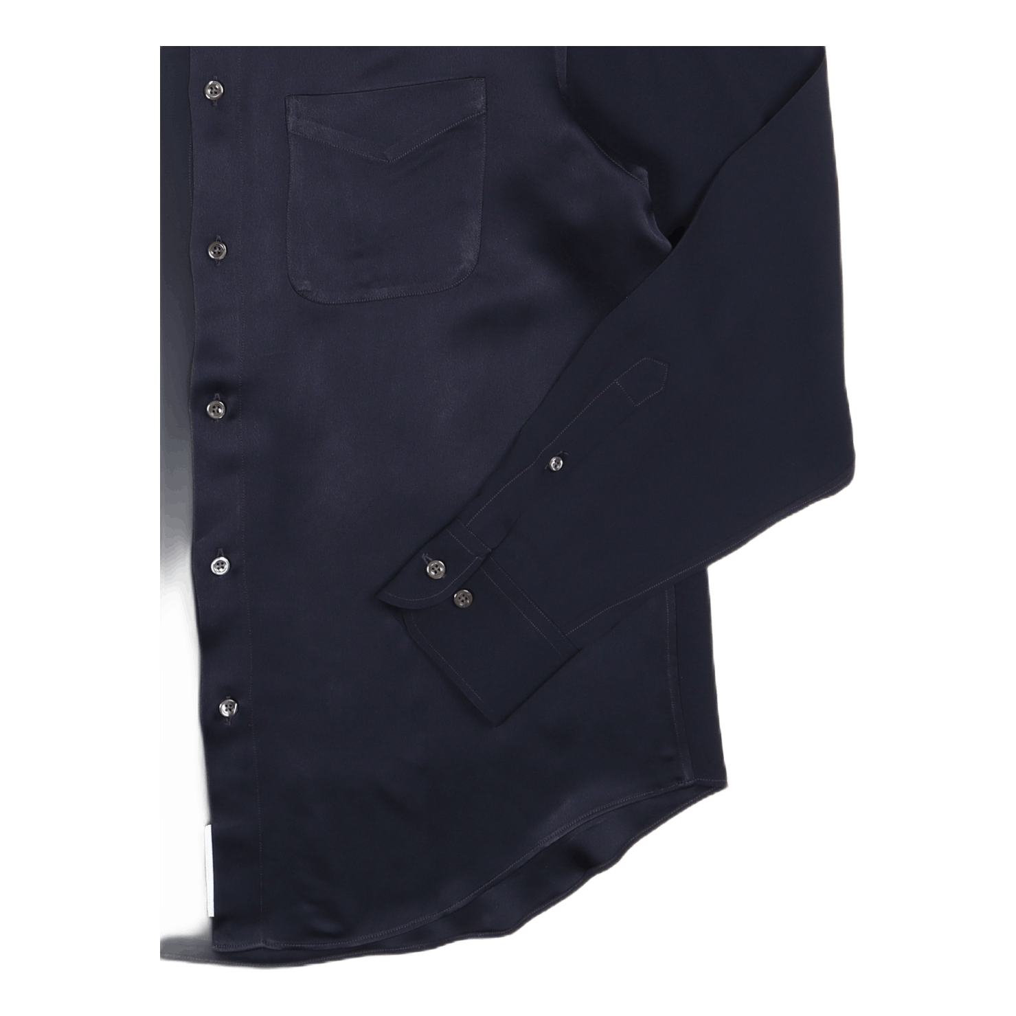 4sdesigns A.bd Shirt Navy Viscose Sateen