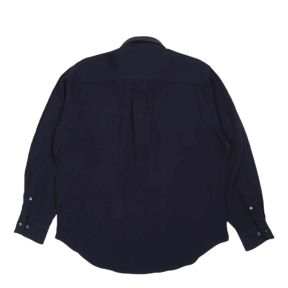4sdesigns A.bd Shirt Navy Viscose Sateen