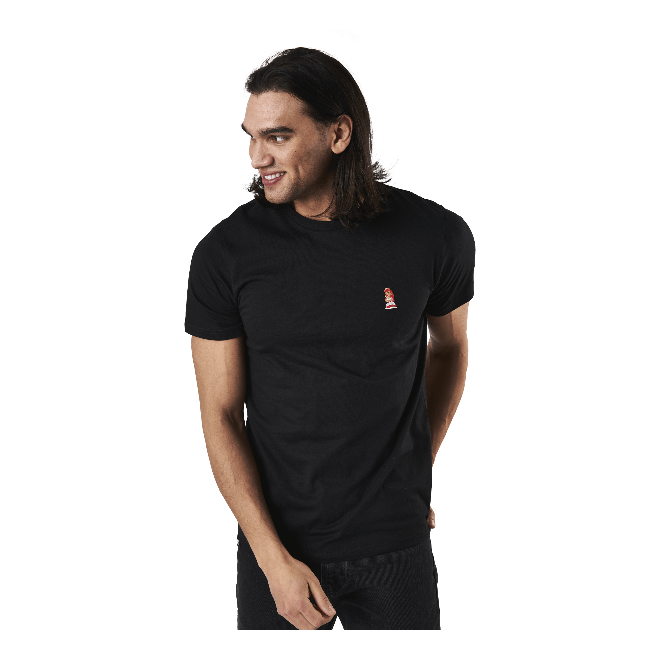 Dedicated T - shirt Stockholm Peach Black