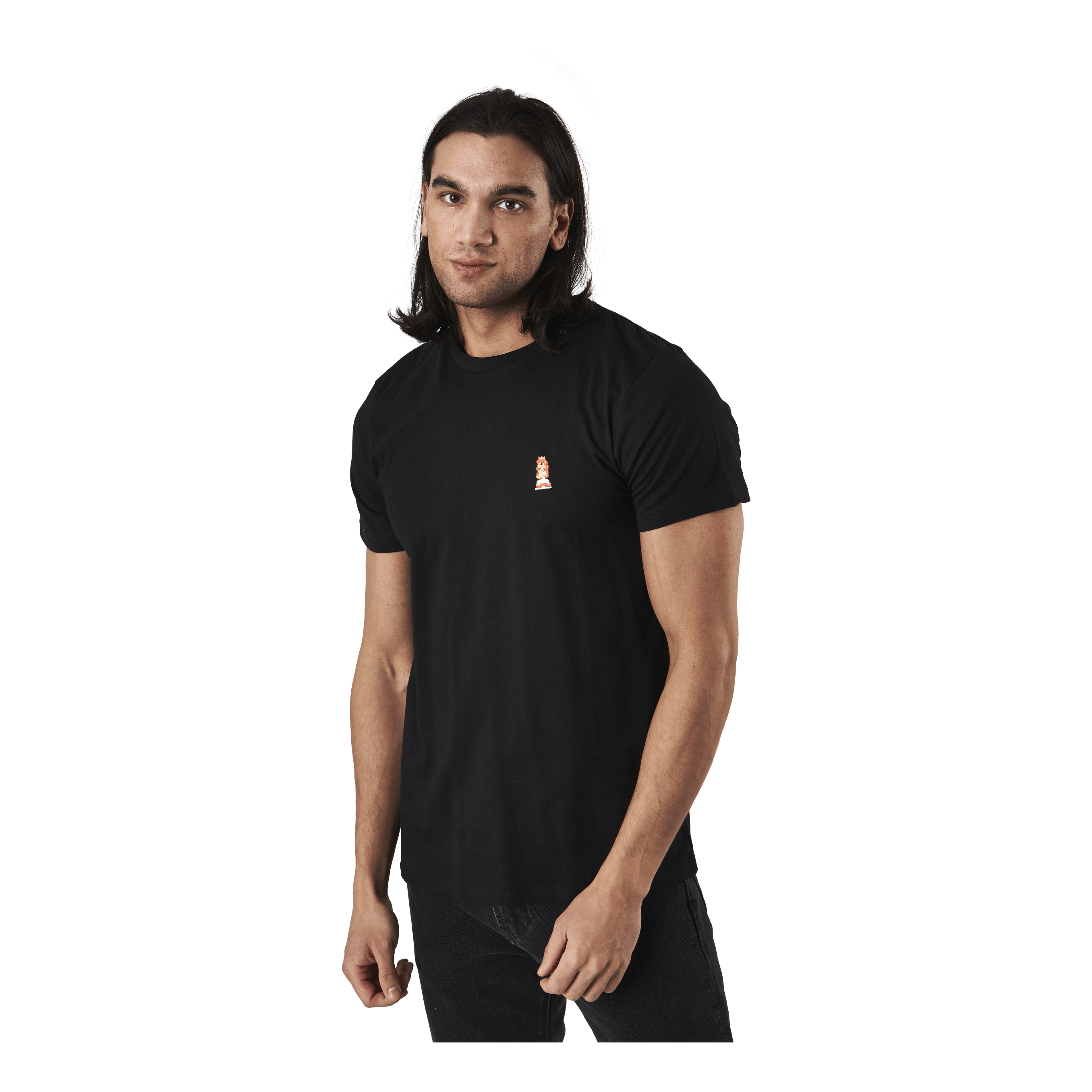 Dedicated T - shirt Stockholm Peach Black