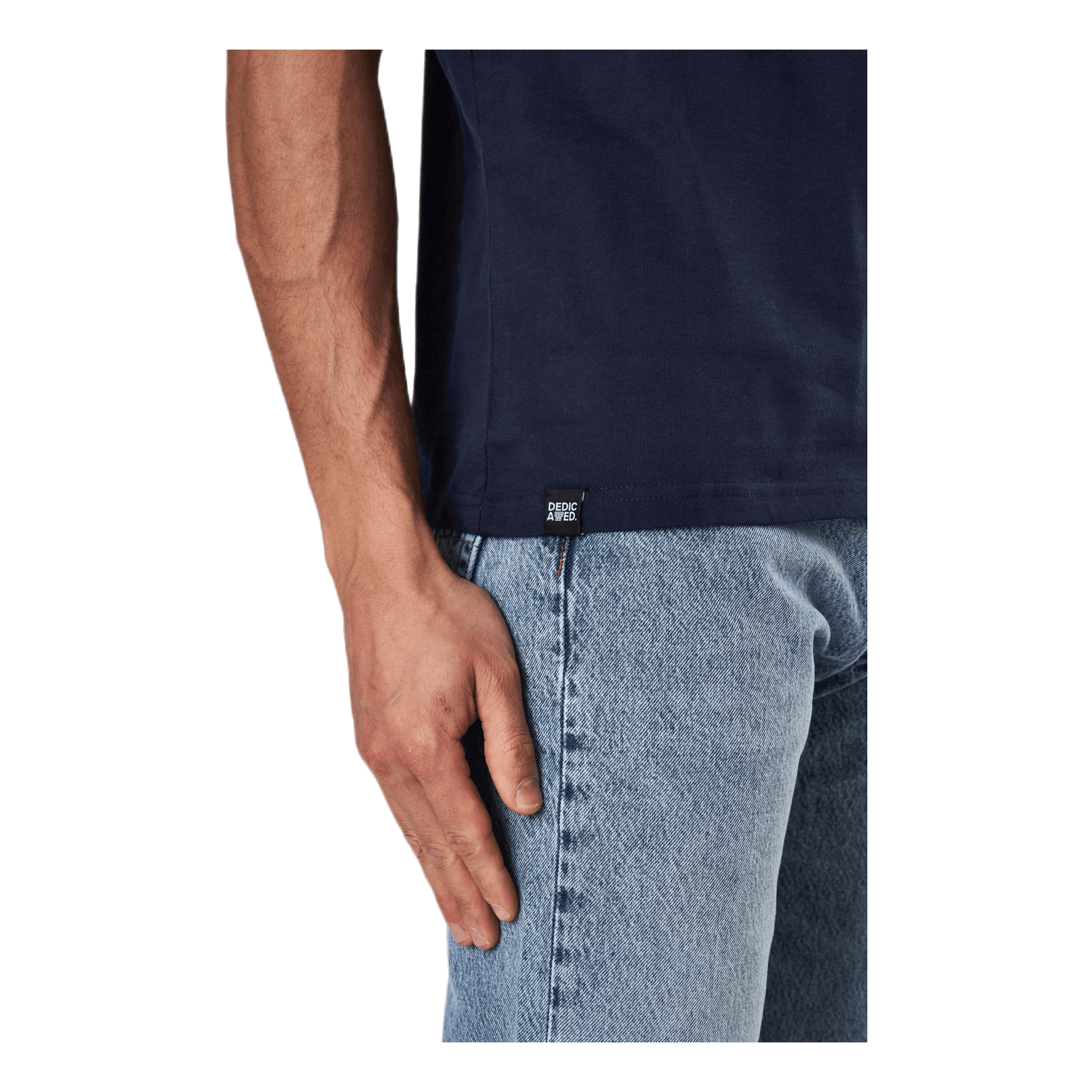 Dedicated T - shirt Stockholm Cross Stitch Navy