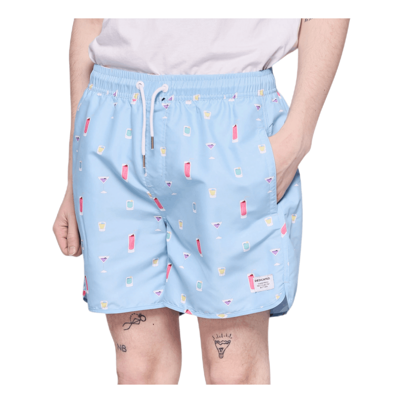 Dedicated Drinks Swim Shorts Green