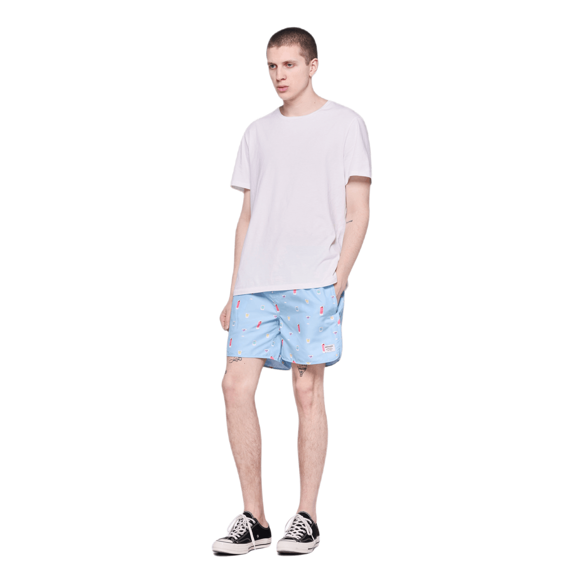 Dedicated Drinks Swim Shorts Green