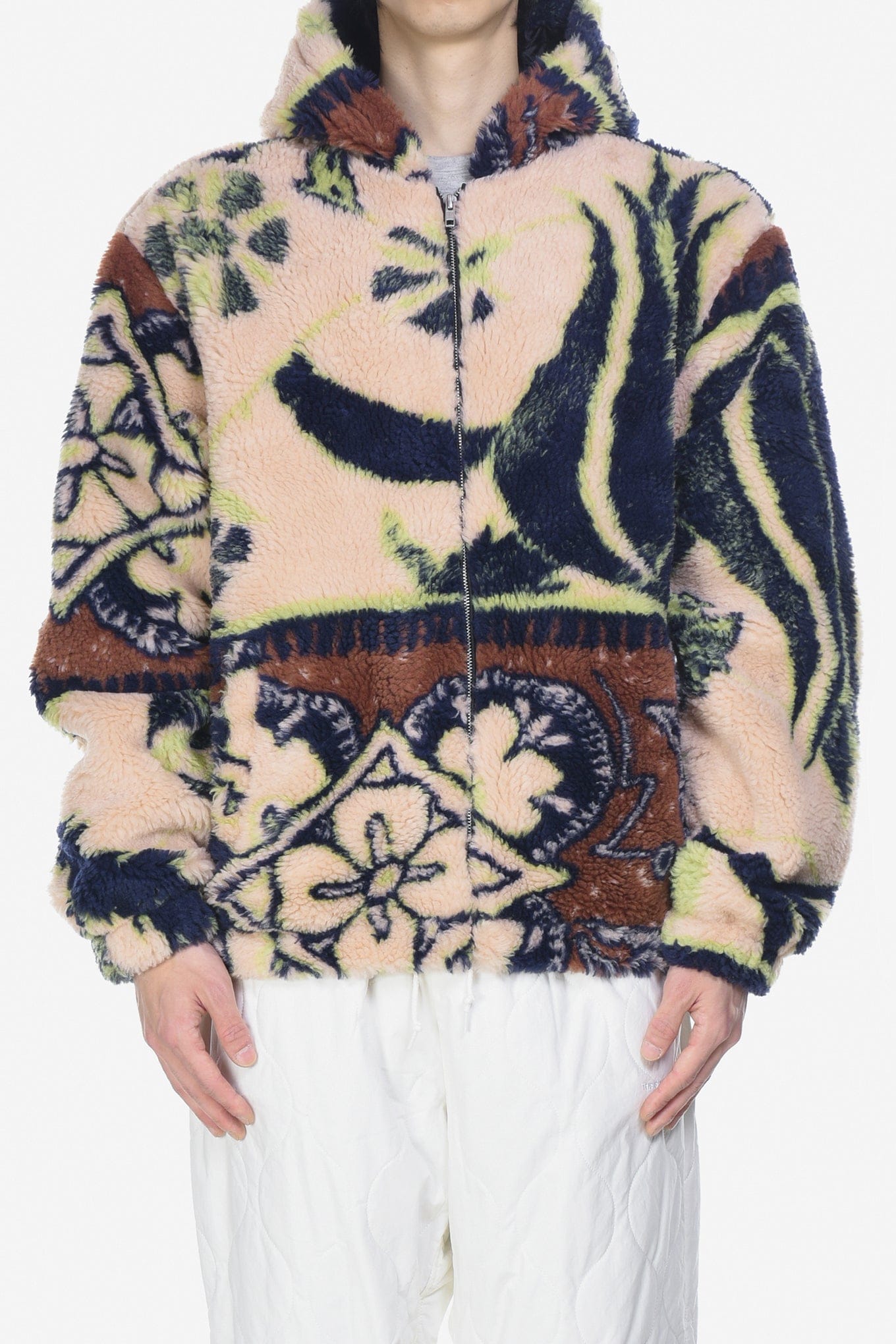 Thisisneverthat BATIK FAUX FUR JACKET