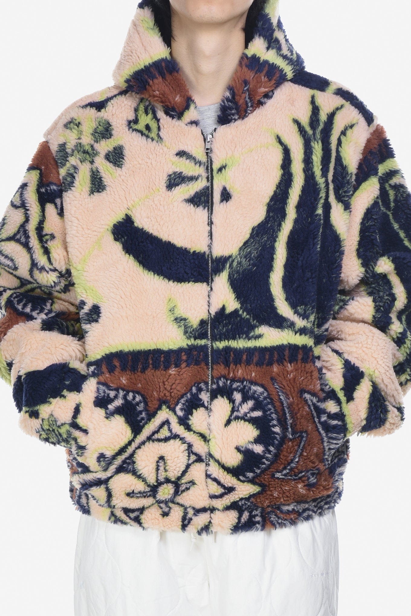 Thisisneverthat BATIK FAUX FUR JACKET