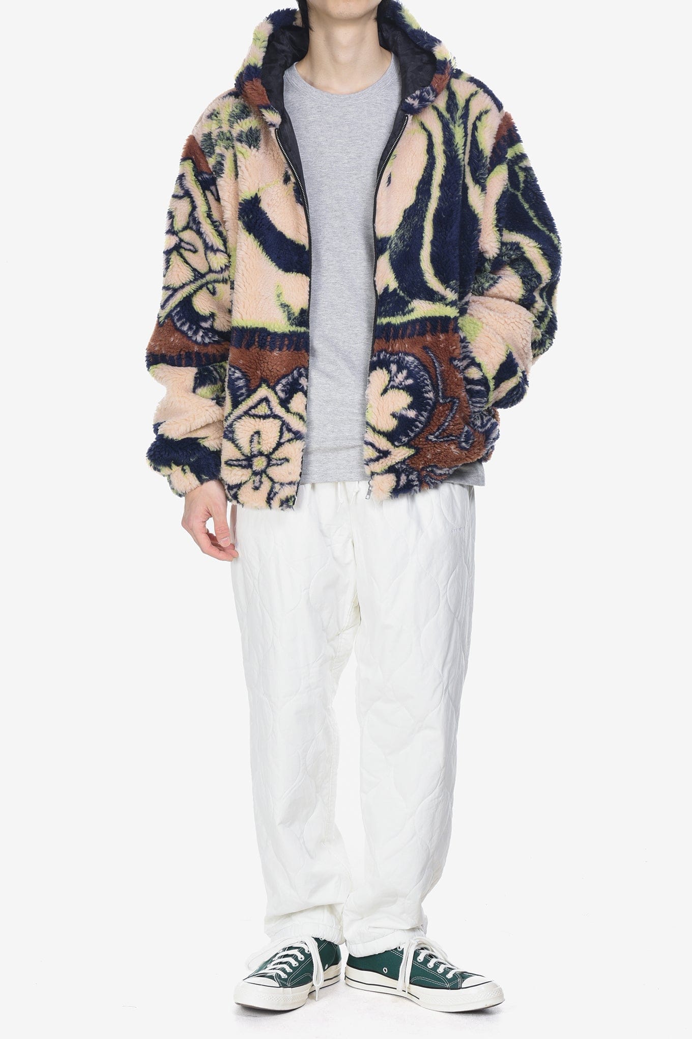 Thisisneverthat BATIK FAUX FUR JACKET