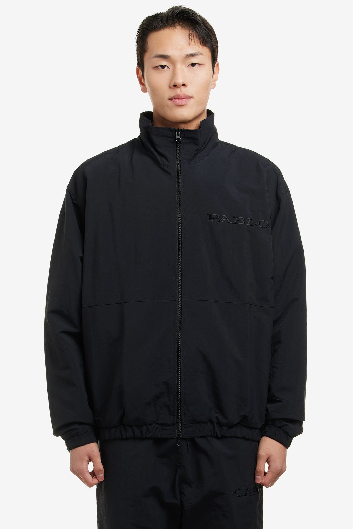 PABLO CANO PABLO BLACK NYON TRACK JACKET