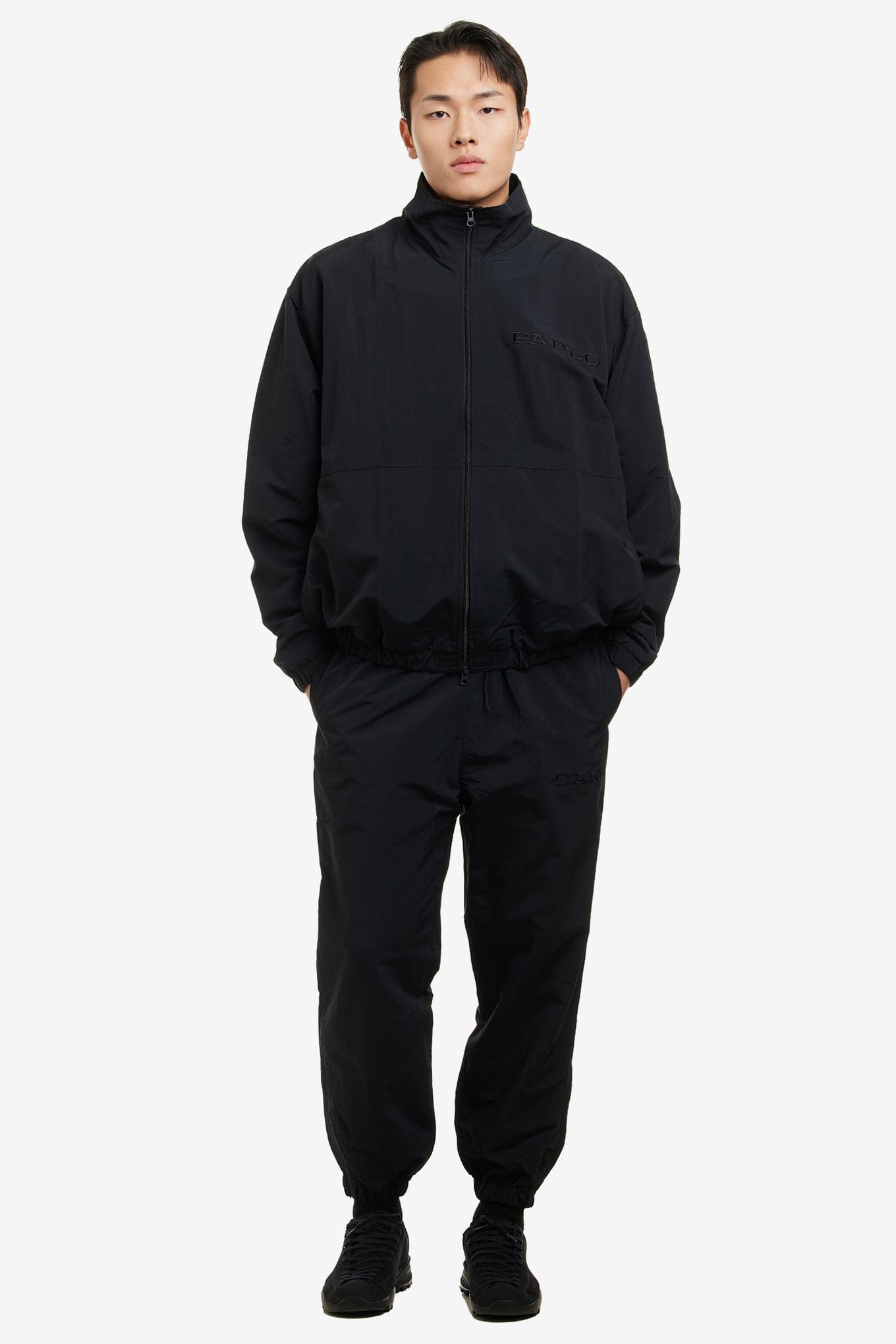 PABLO CANO PABLO BLACK NYON TRACK JACKET