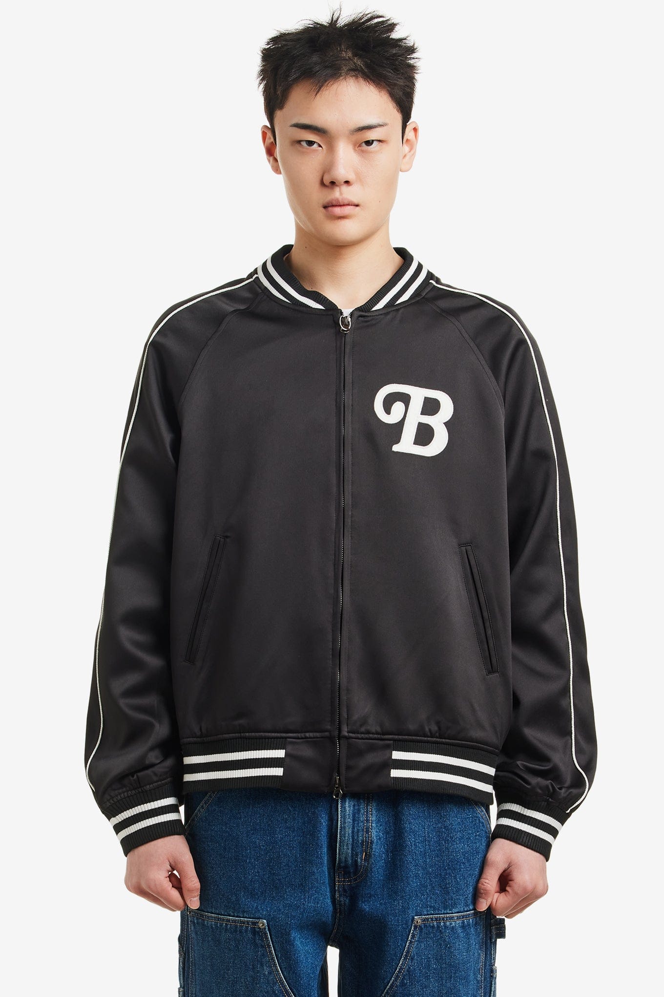 Extraordinary B.S.C SOUVENIR SATIN JACKET