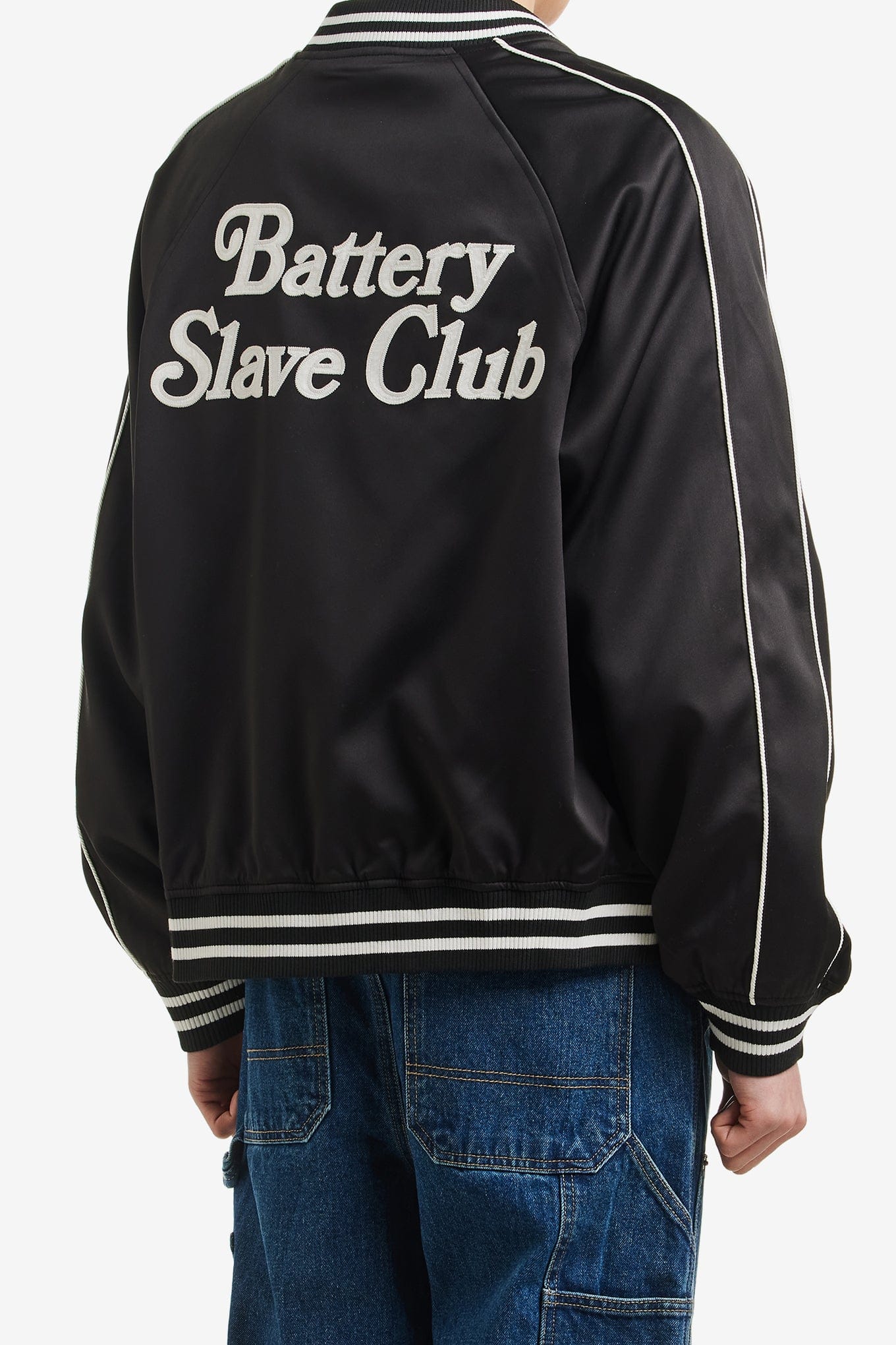 Extraordinary B.S.C SOUVENIR SATIN JACKET