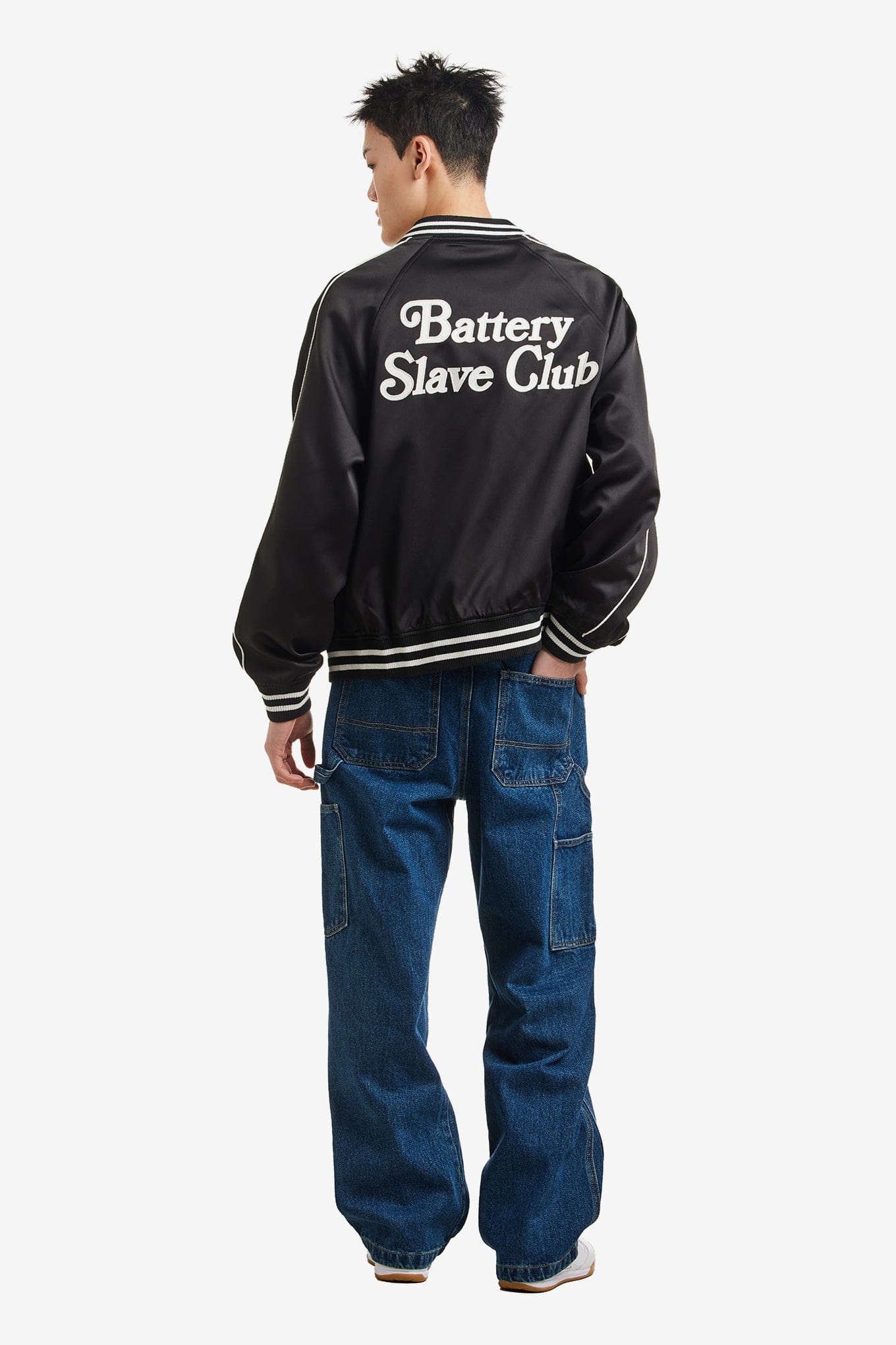 Extraordinary B.S.C SOUVENIR SATIN JACKET
