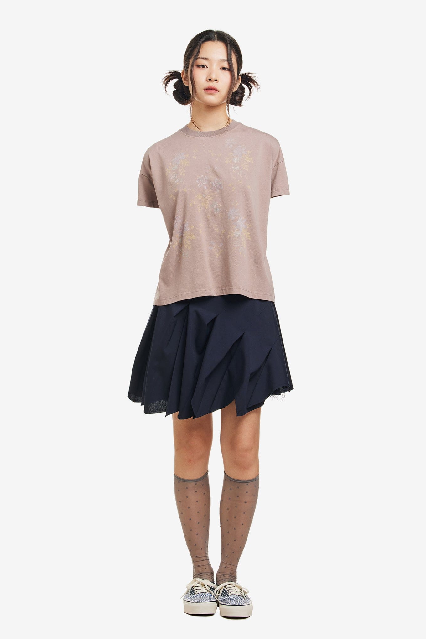 Dirddy SCATTERED FLOWER TOP