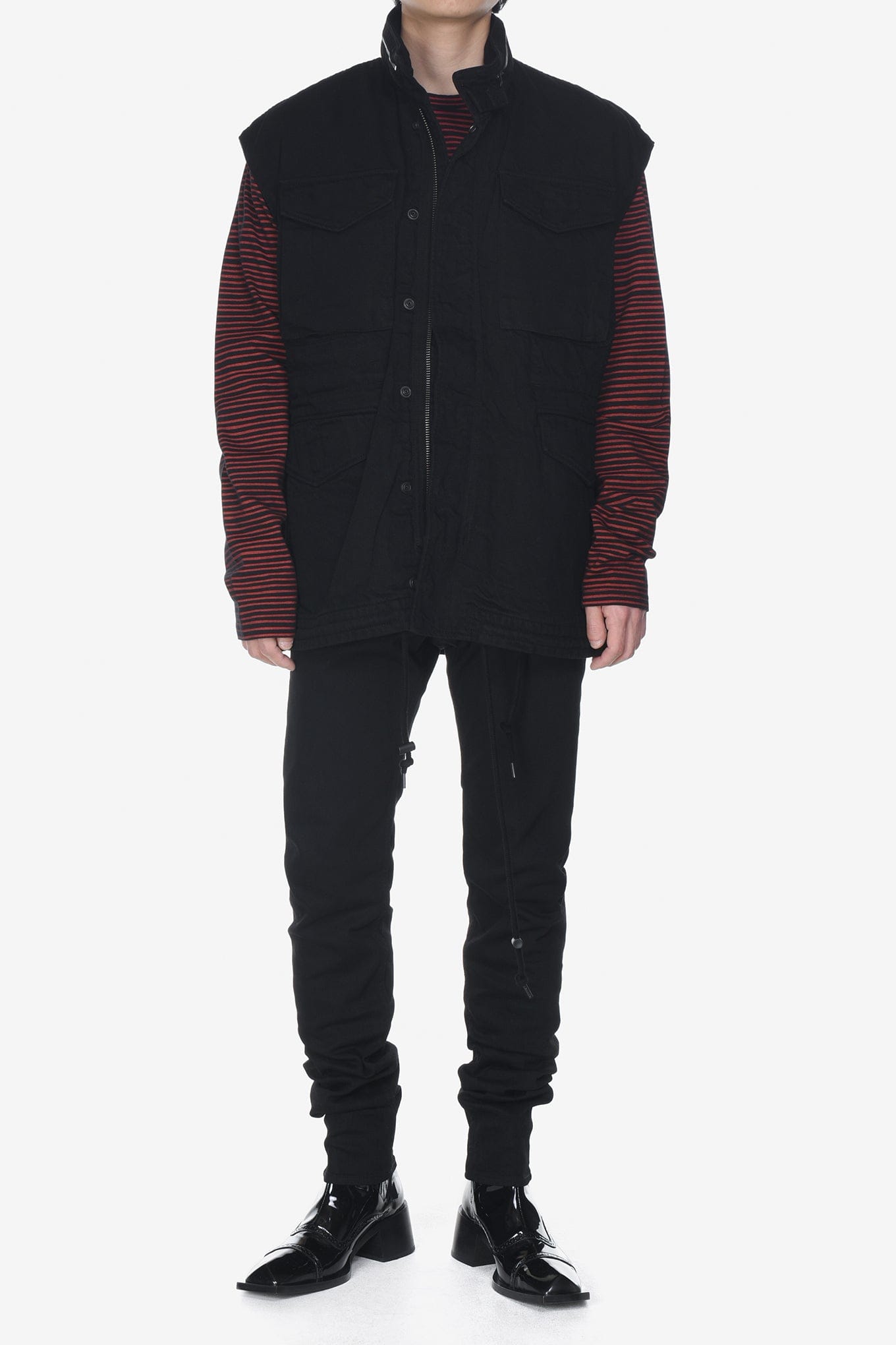Minedenim F.BLACK NOSLEEVE M - 65