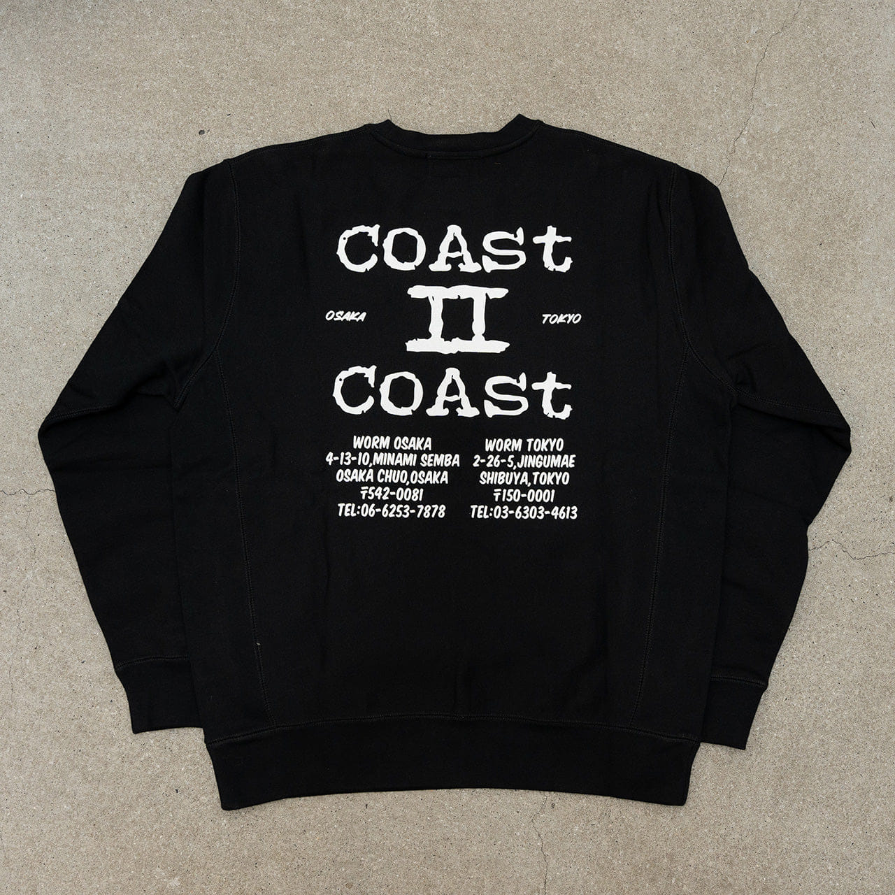 Coast WORM Coast 2 Coast Crew Neck Sweatshirt Black L