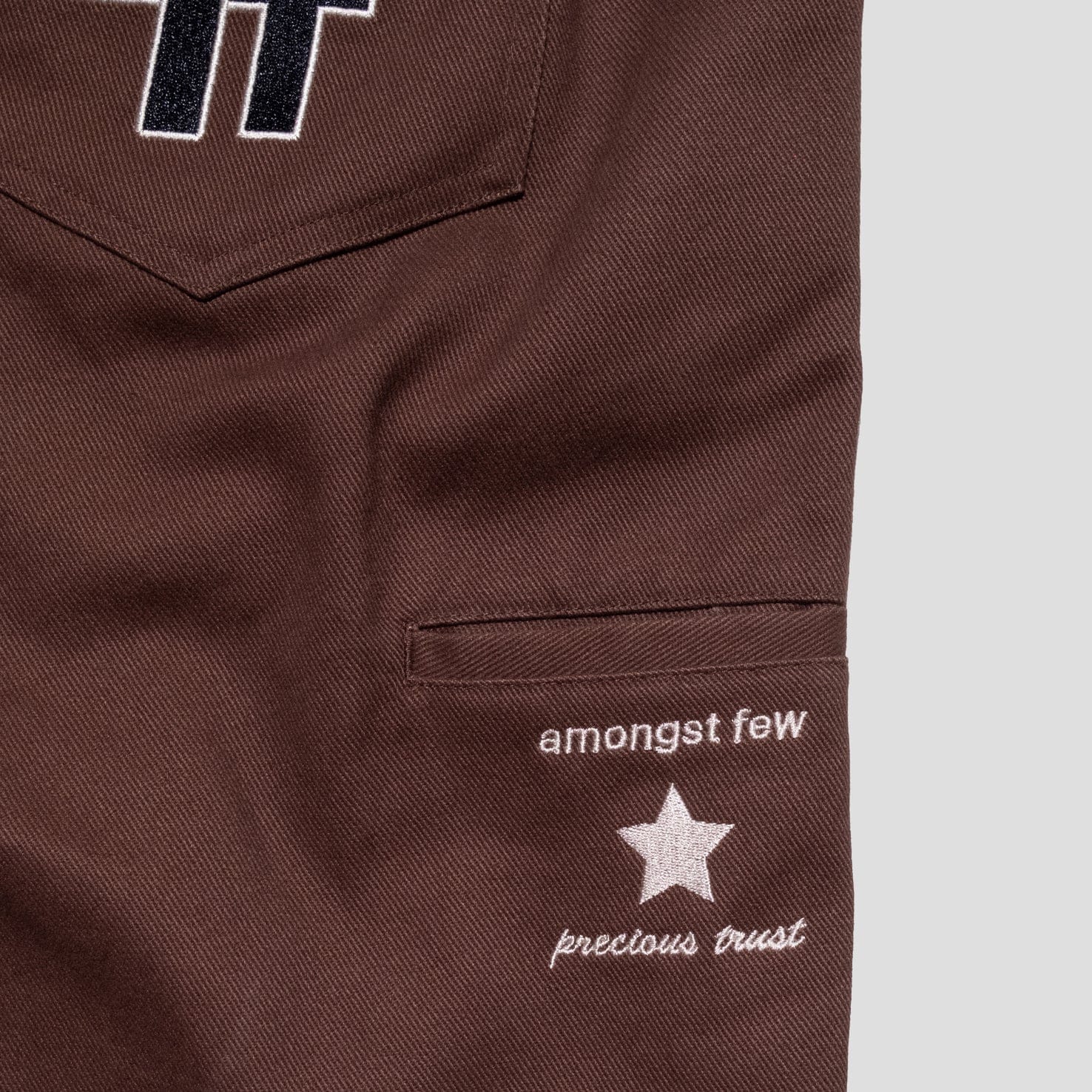 Amongst Few x Precious Trust - Starboy Shorts (Brown)