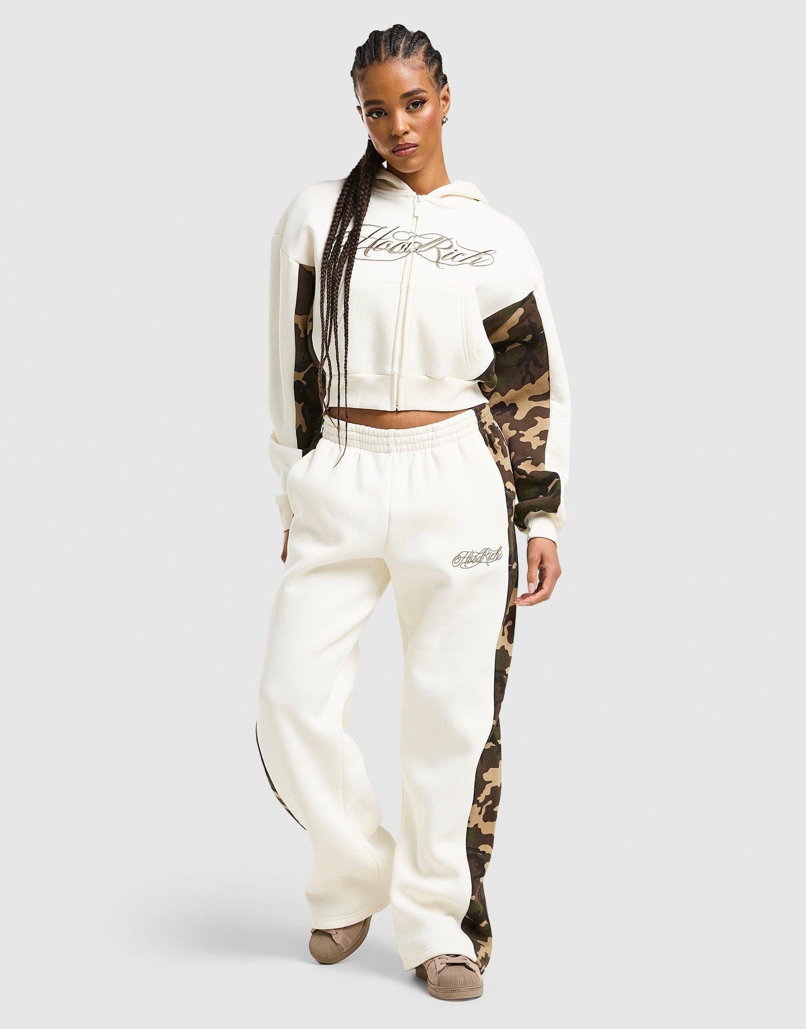 Hoodrich Field Camo Wide Leg Joggers