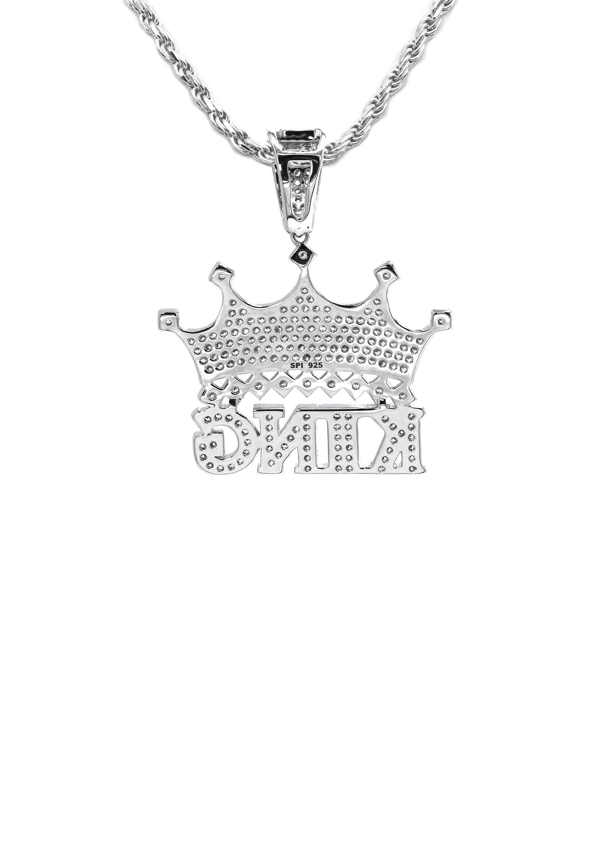 Manufacturer 43 Silver King Crown Necklace | 18 Grams