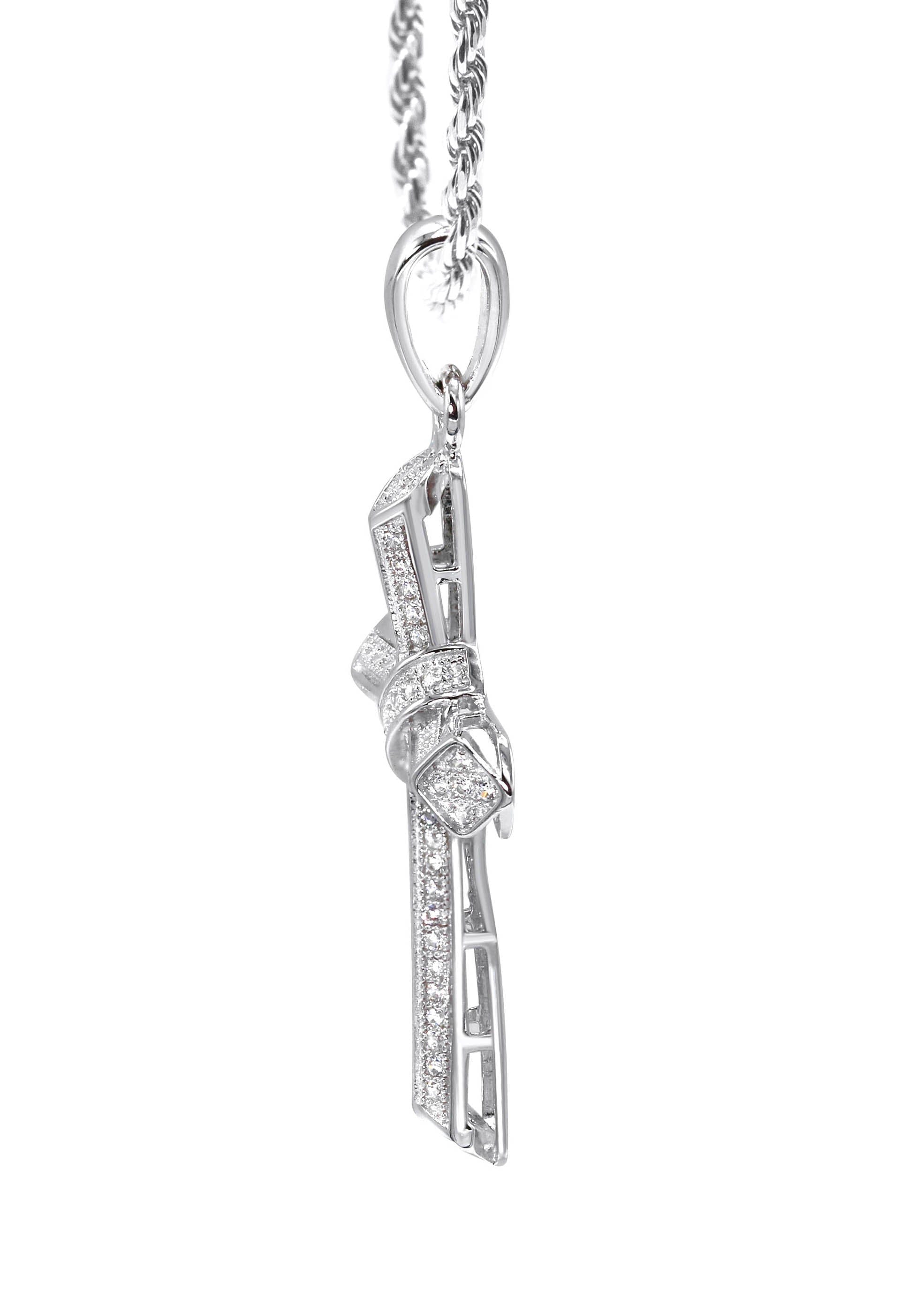 Manufacturer 43 Silver Cross Necklace | 17 Grams