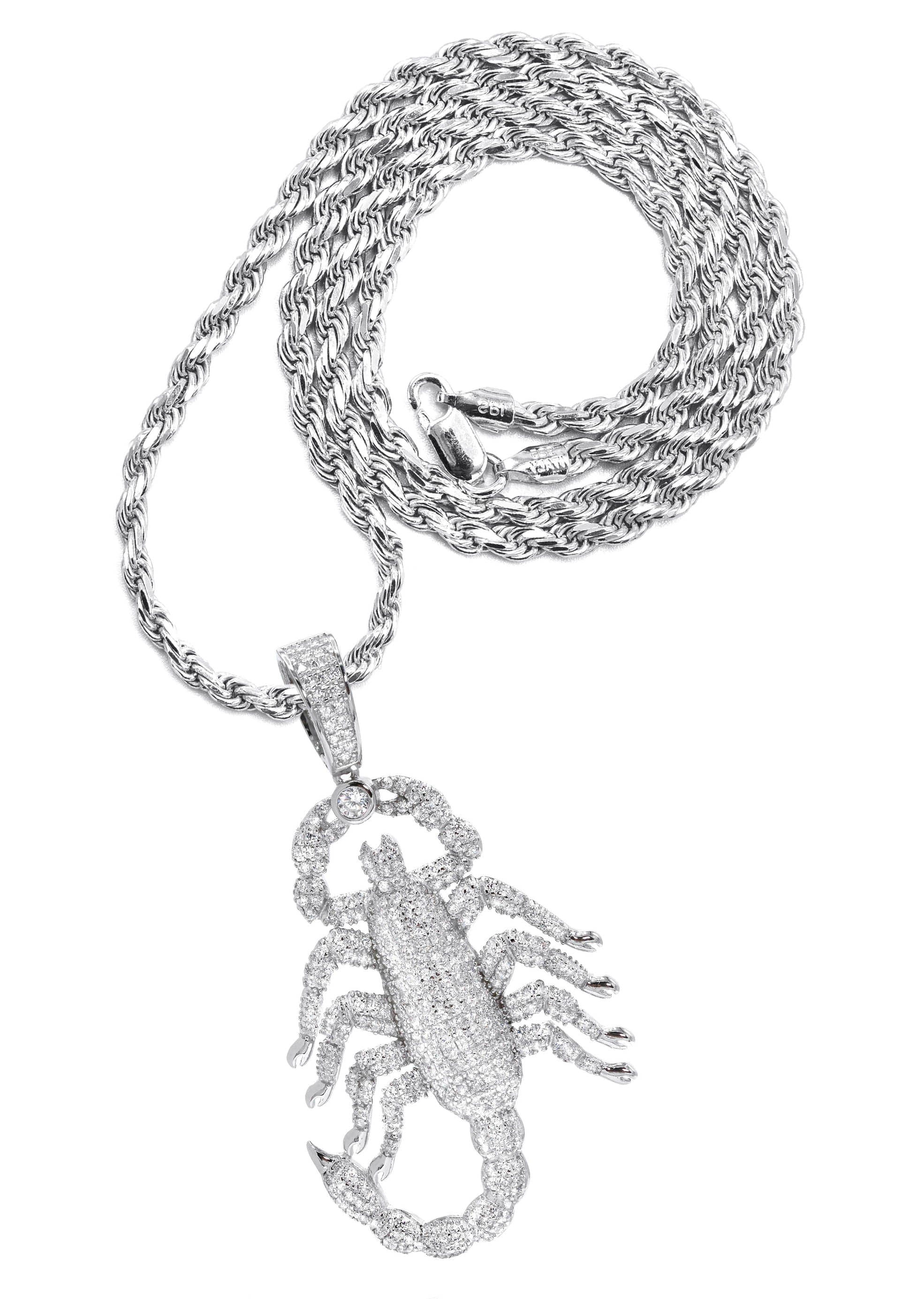 Manufacturer 43 Silver Scorpion Necklace | 33 Grams