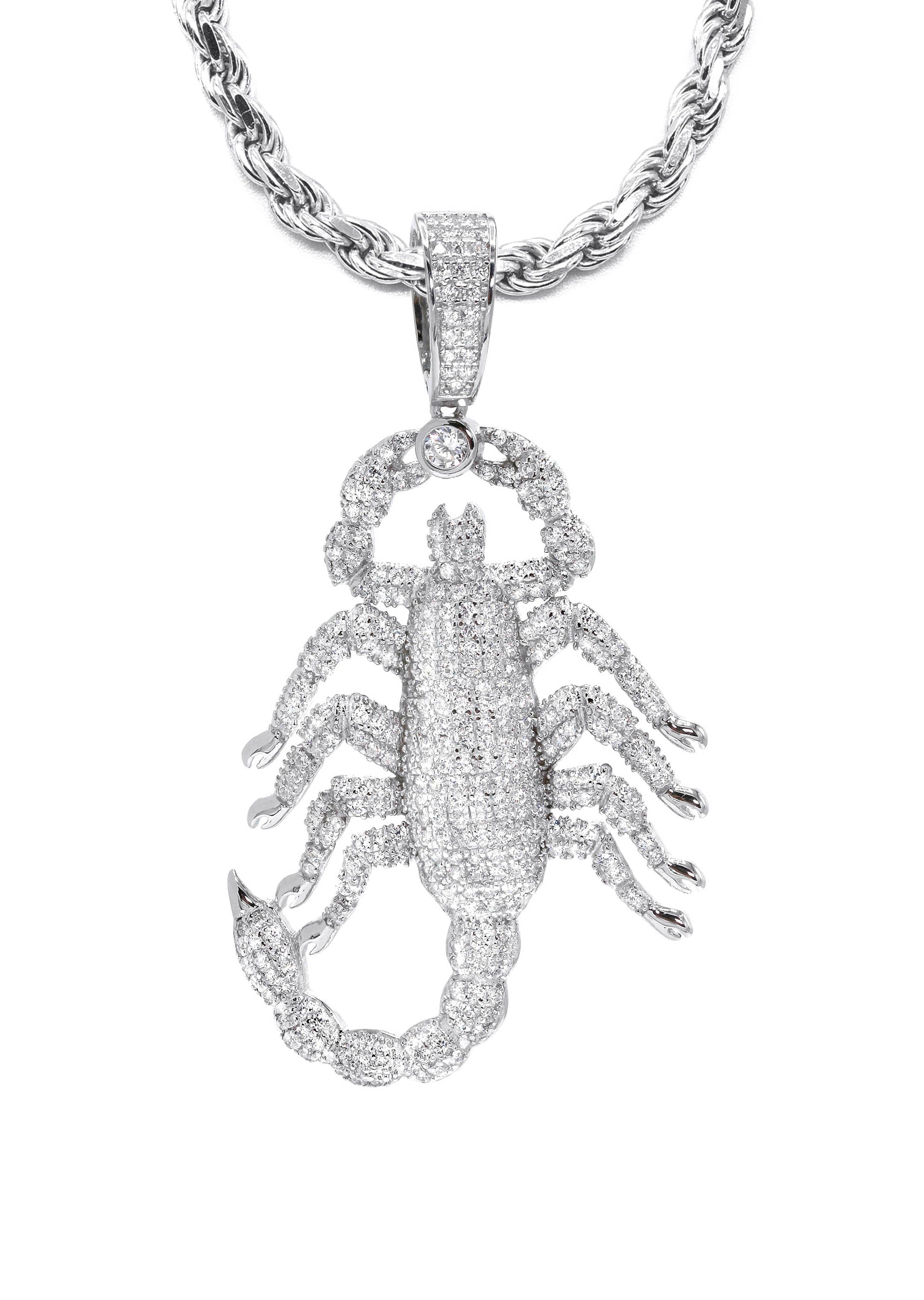 Manufacturer 43 Silver Scorpion Necklace | 33 Grams