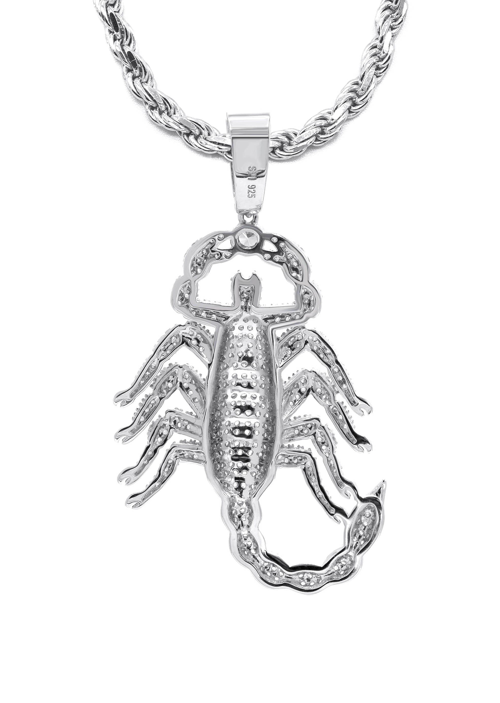 Manufacturer 43 Silver Scorpion Necklace | 33 Grams