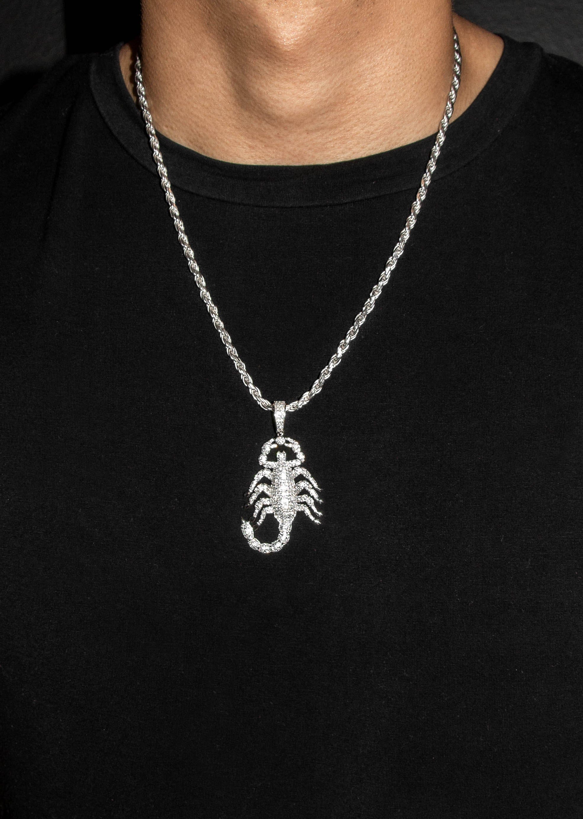 Manufacturer 43 Silver Scorpion Necklace | 33 Grams