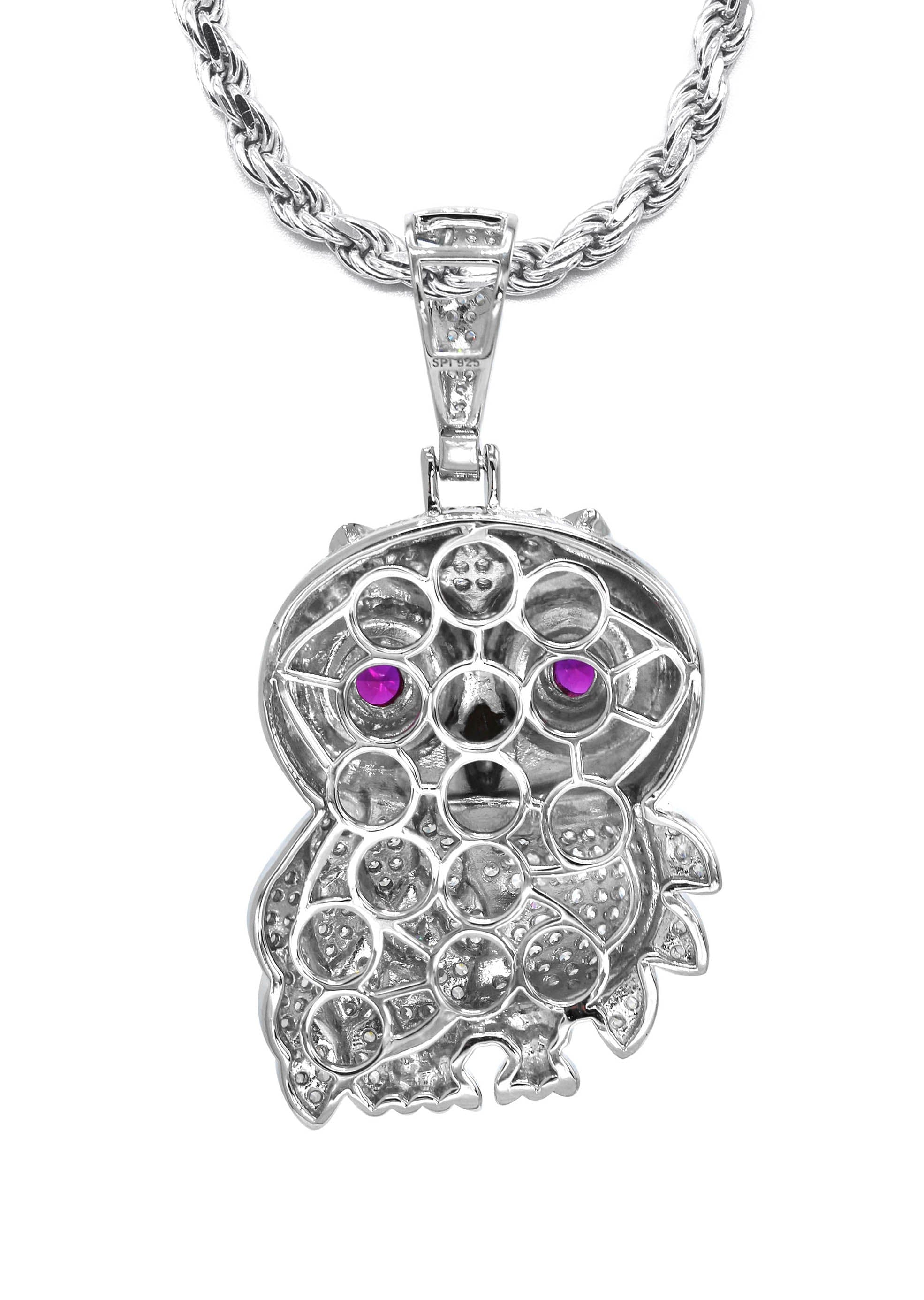 Manufacturer 43 Silver Owl Necklace | 31 Grams
