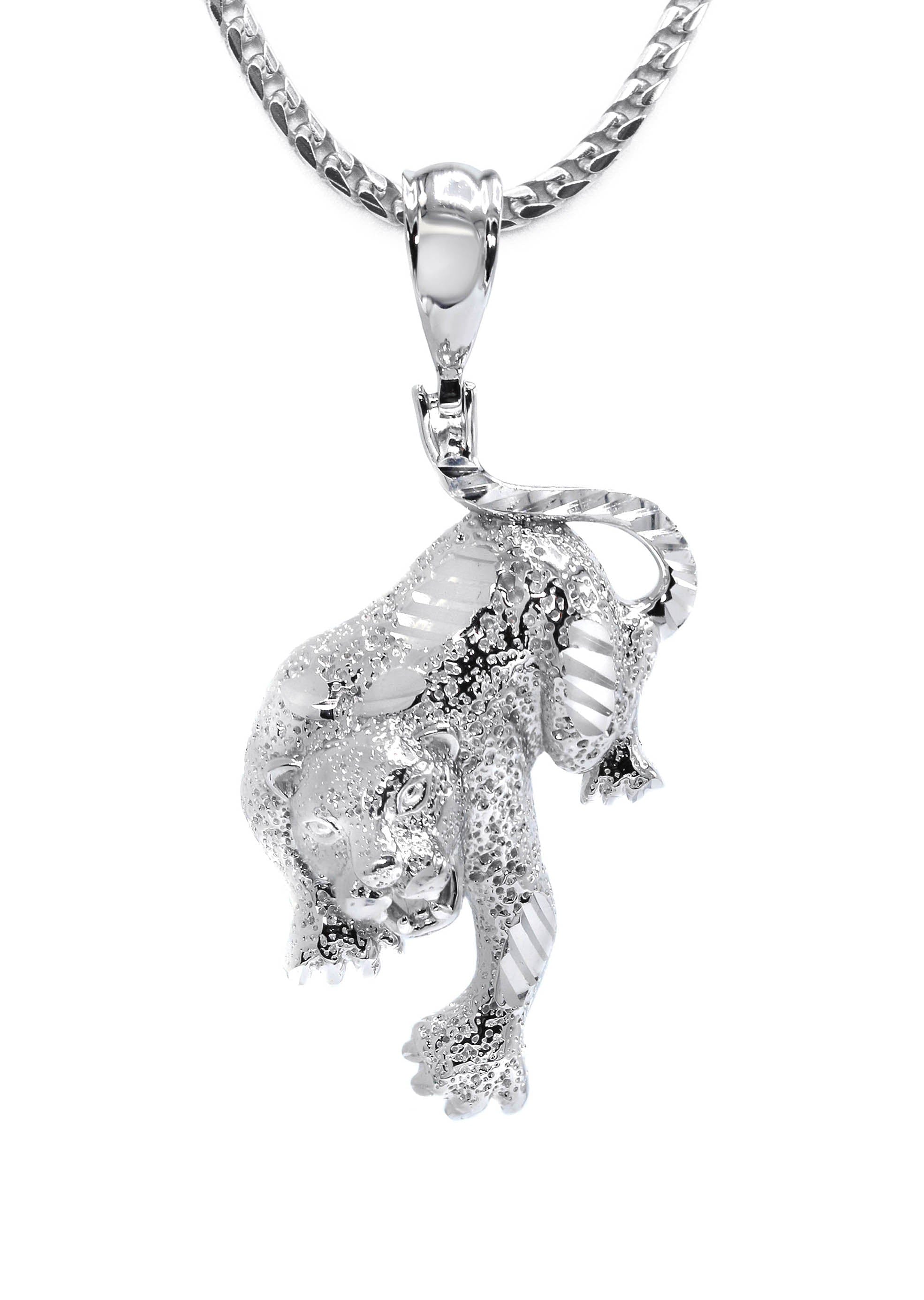 Manufacturer 43 Silver Cheetah Necklace | 27 Grams