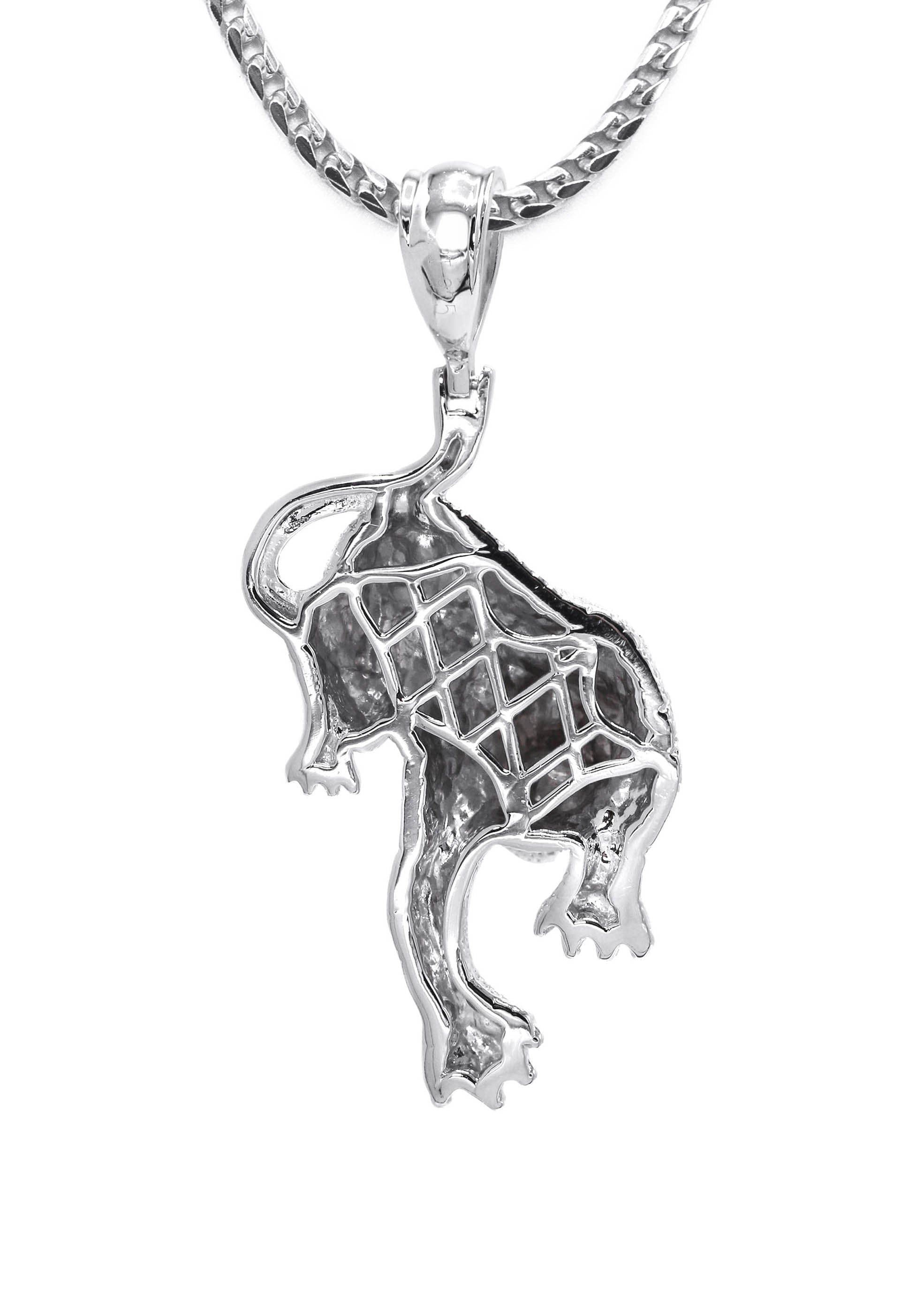 Manufacturer 43 Silver Cheetah Necklace | 27 Grams