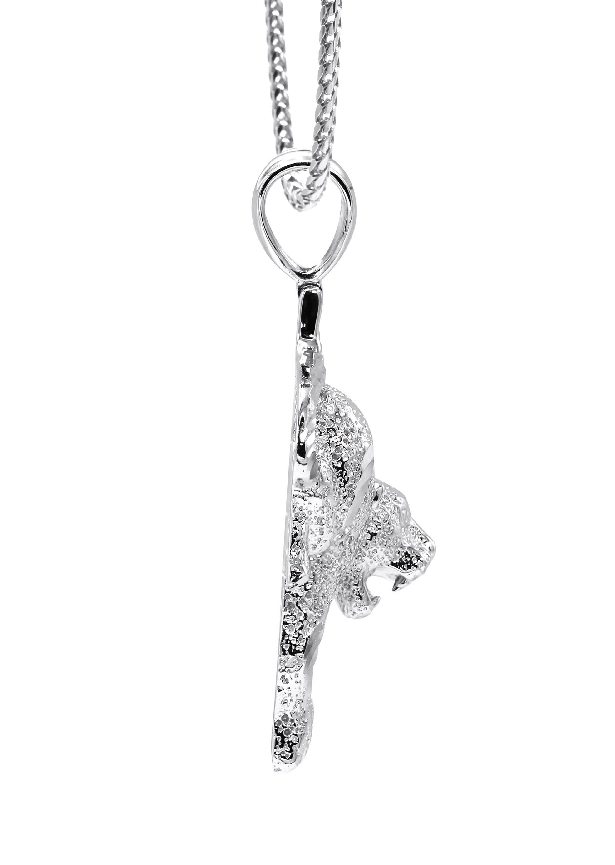 Manufacturer 43 Silver Cheetah Necklace | 27 Grams