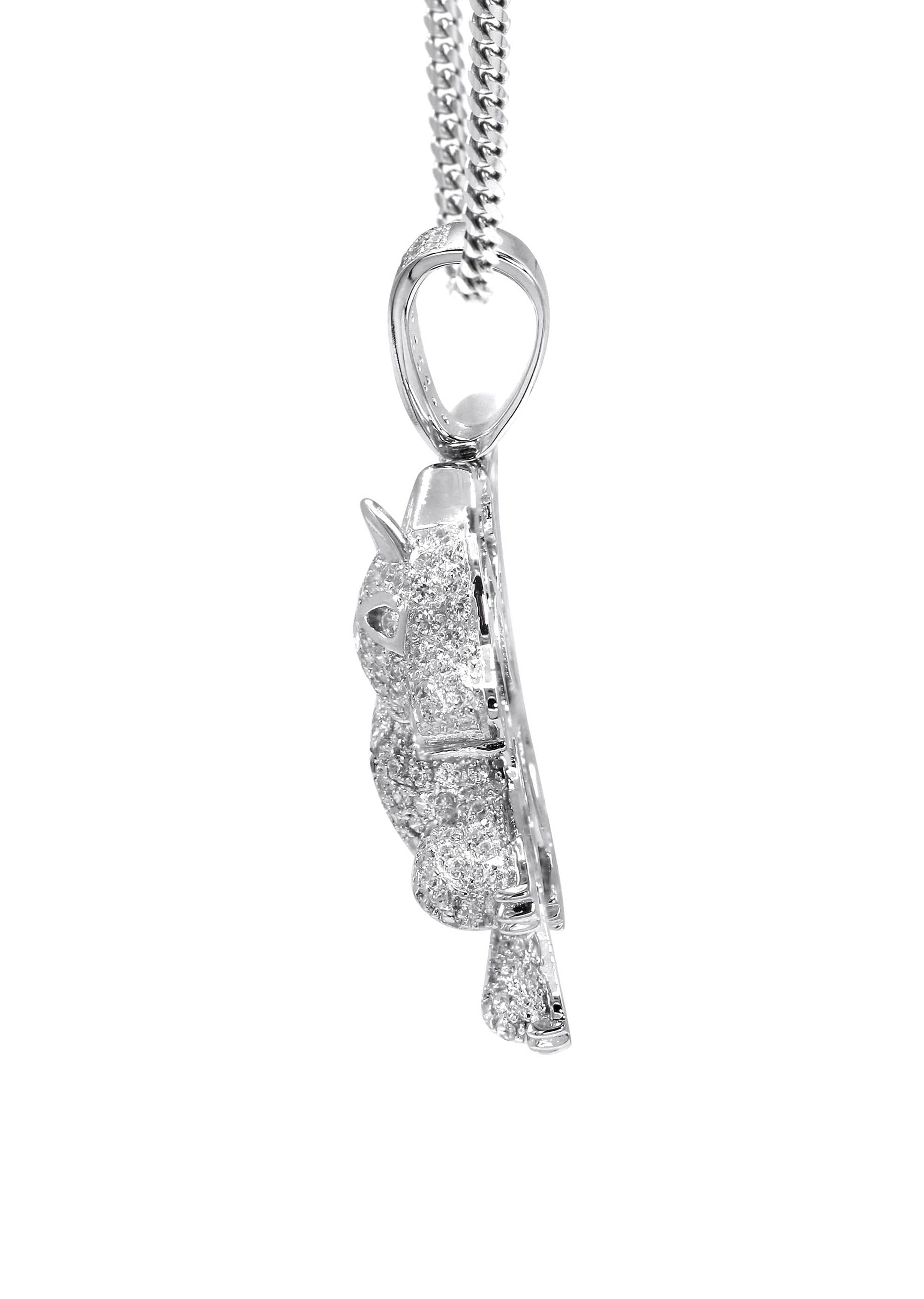 Manufacturer 43 Silver Lion Necklace | 31.8 Grams